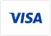 Visa logo in blue on a white background.
