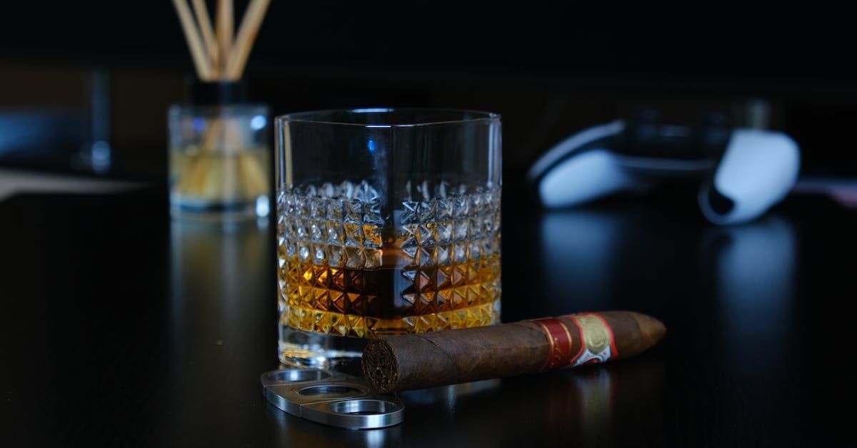liquor and cigar