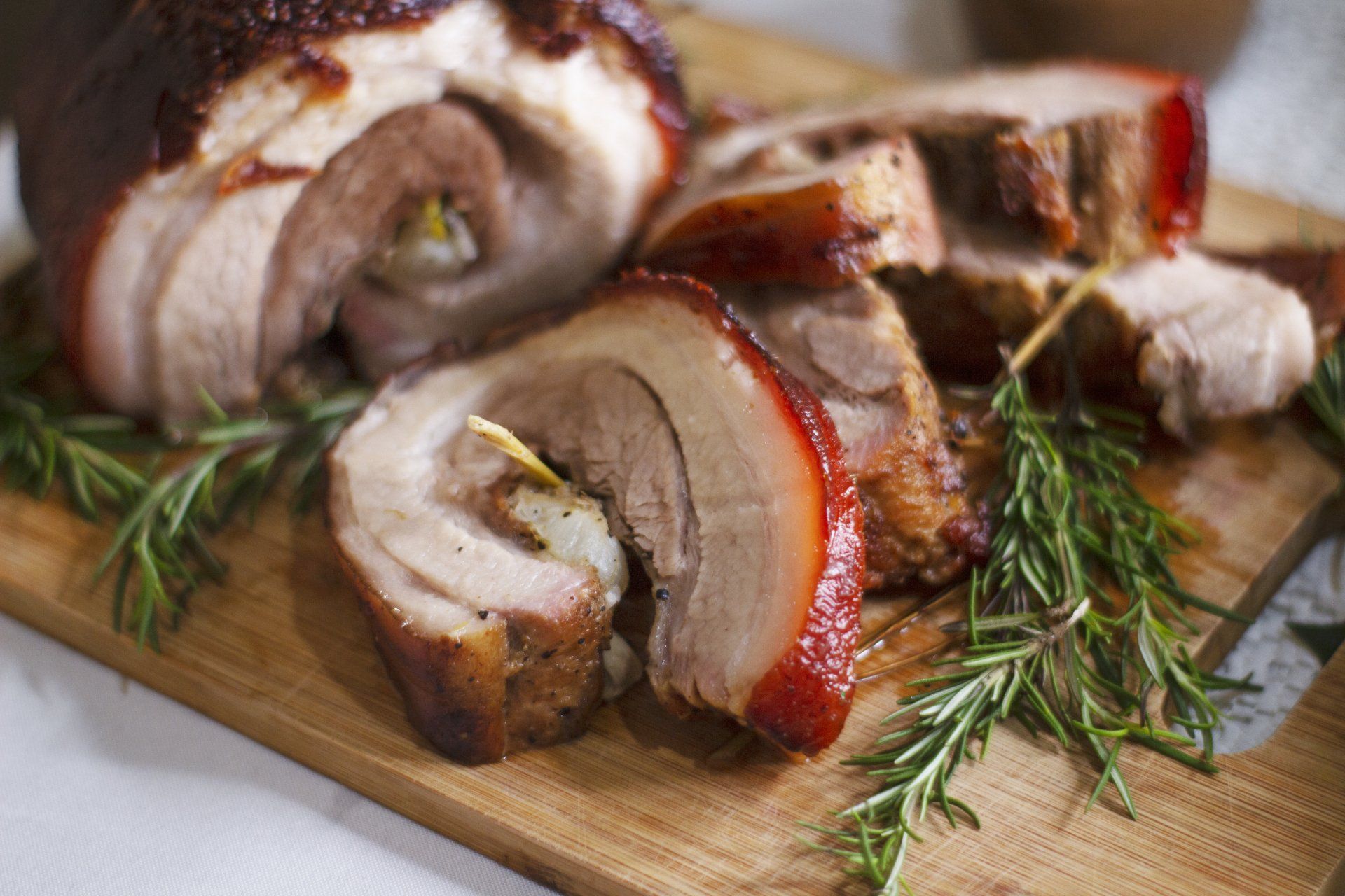 Porchetta van de BBQ Porchetta van de BBQ