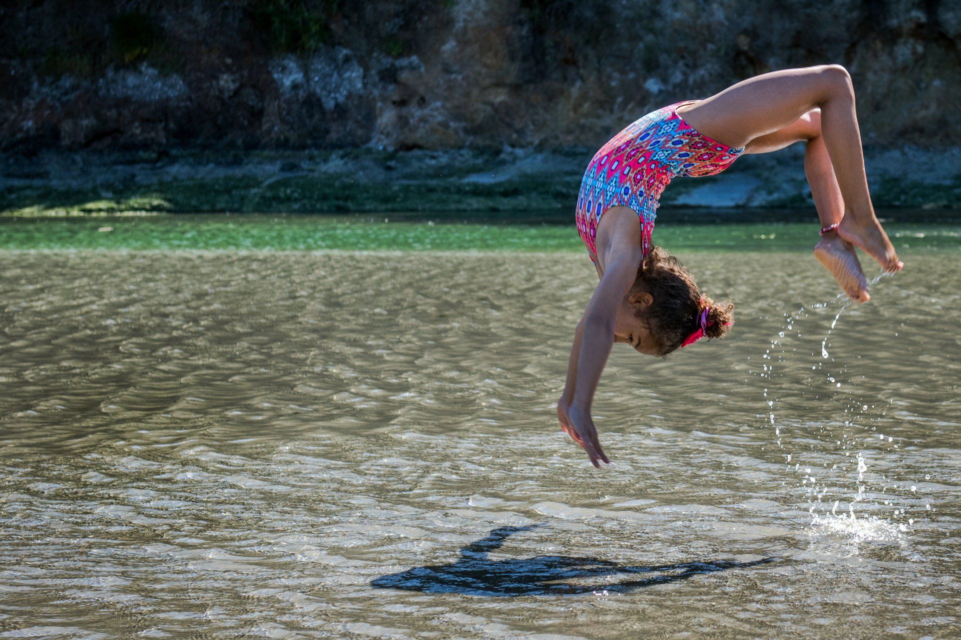 Gymnastics instruction  is great for kids