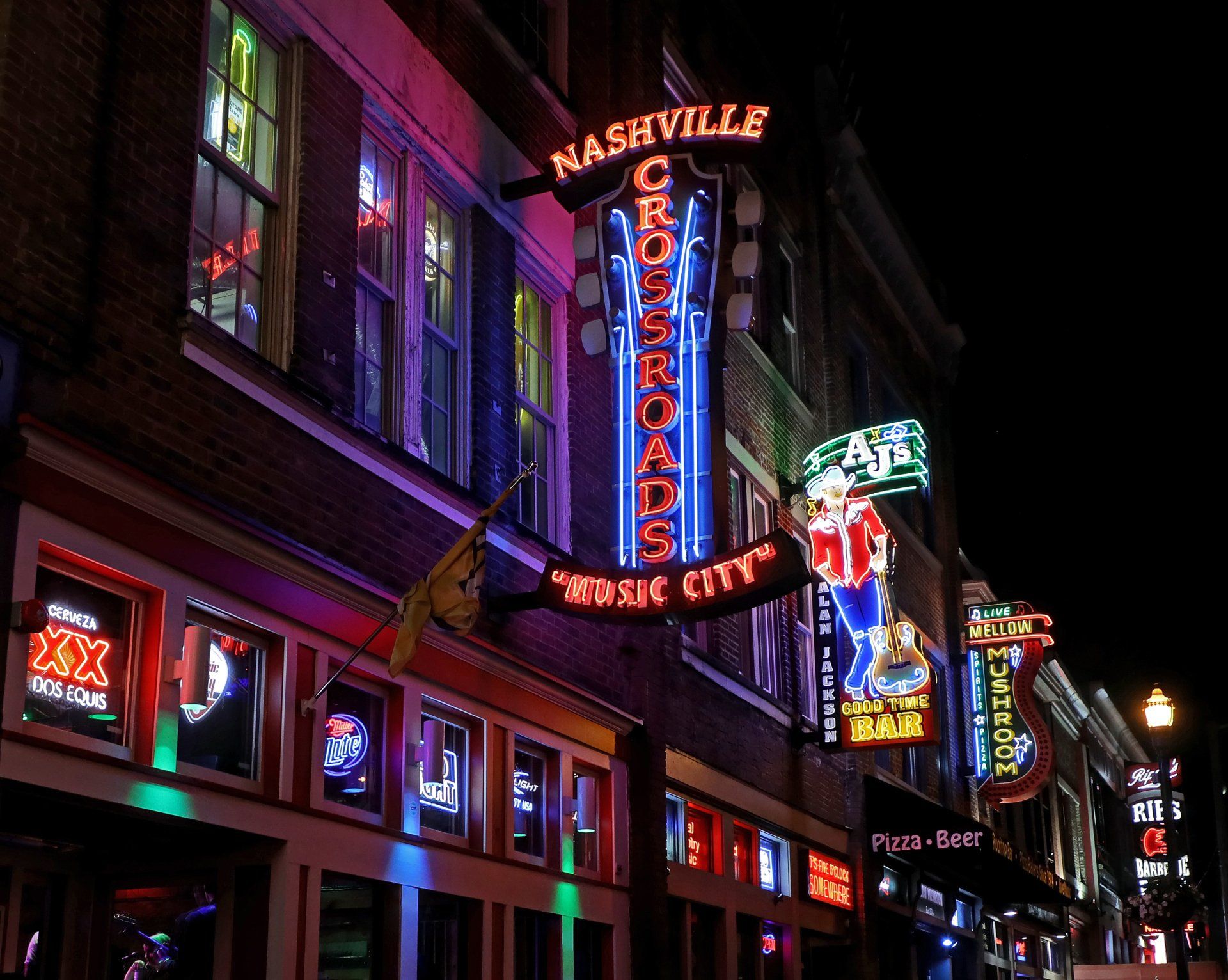 Sign in downtown Nashville, Tennessee