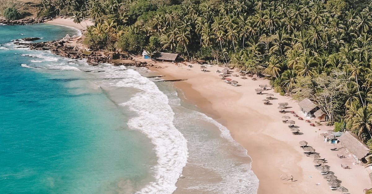 Plage au Sud du Sri Lanka