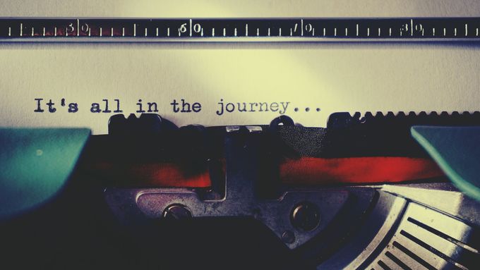 Typewriter close-up with