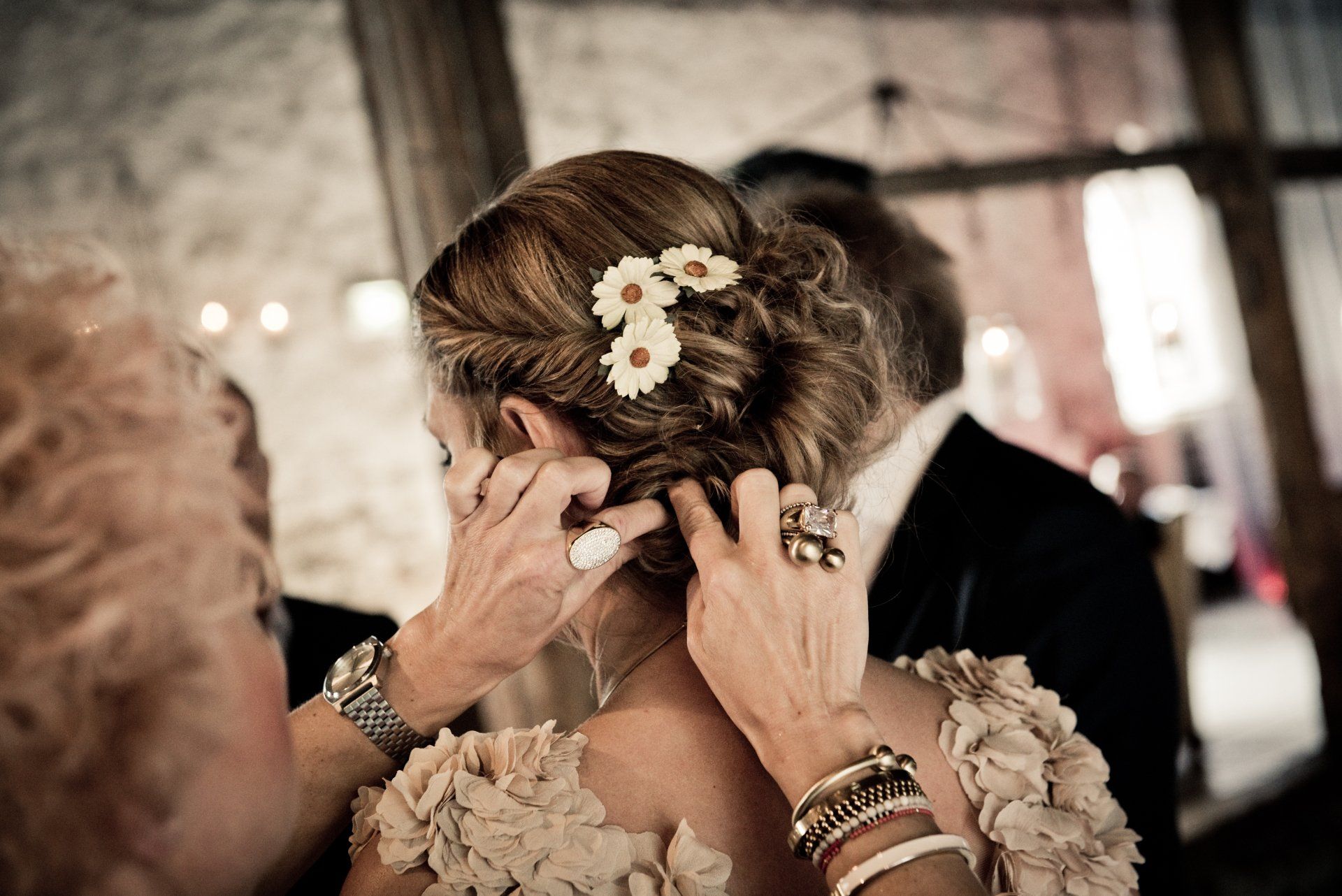 summer bride hairstyles, updos, braided hair