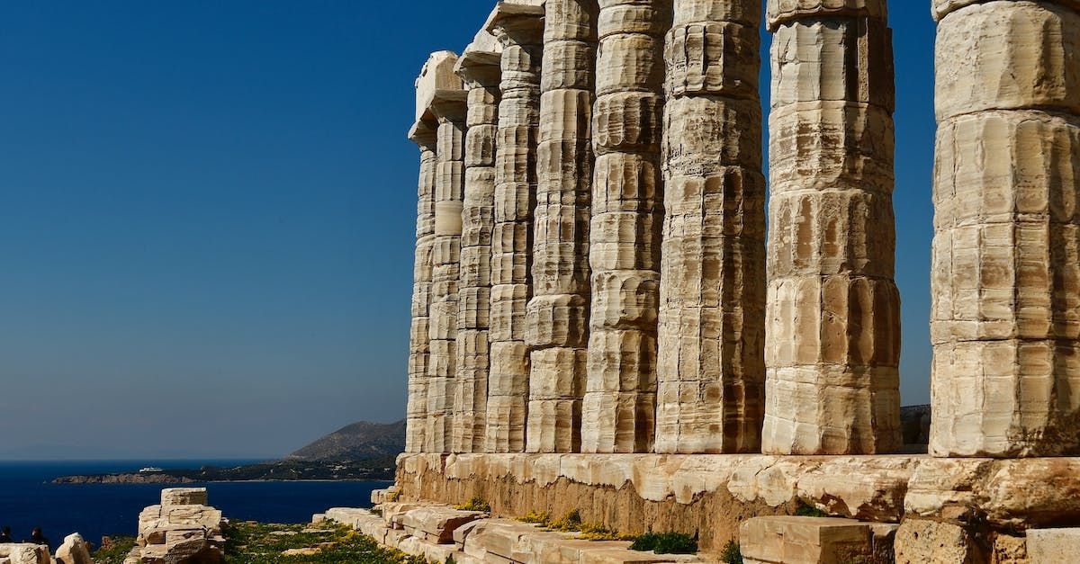 Sunset at the Temple of Poseidon, Cape Sounion, Greece