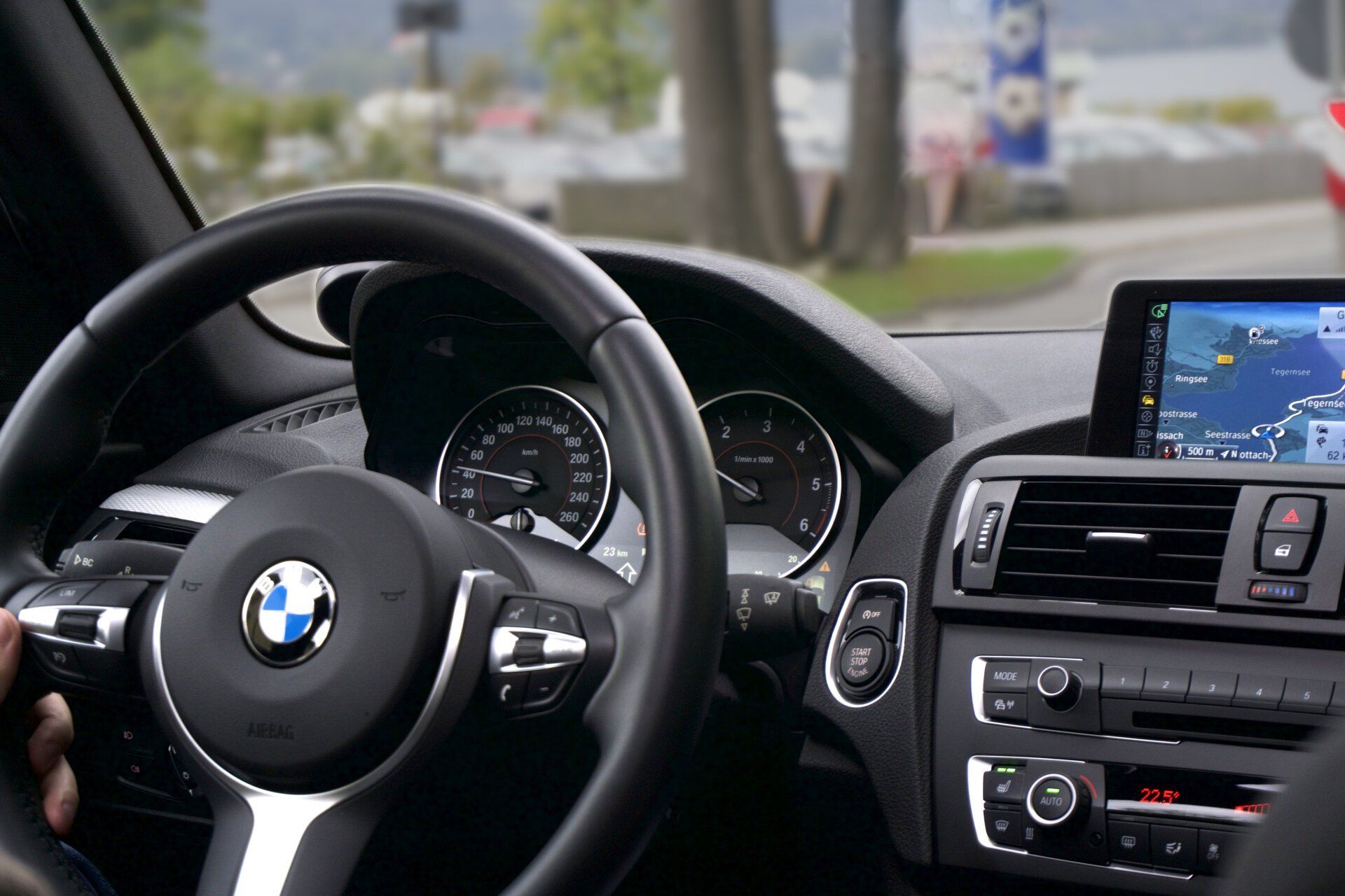 BMW European car getting a service in Canberra