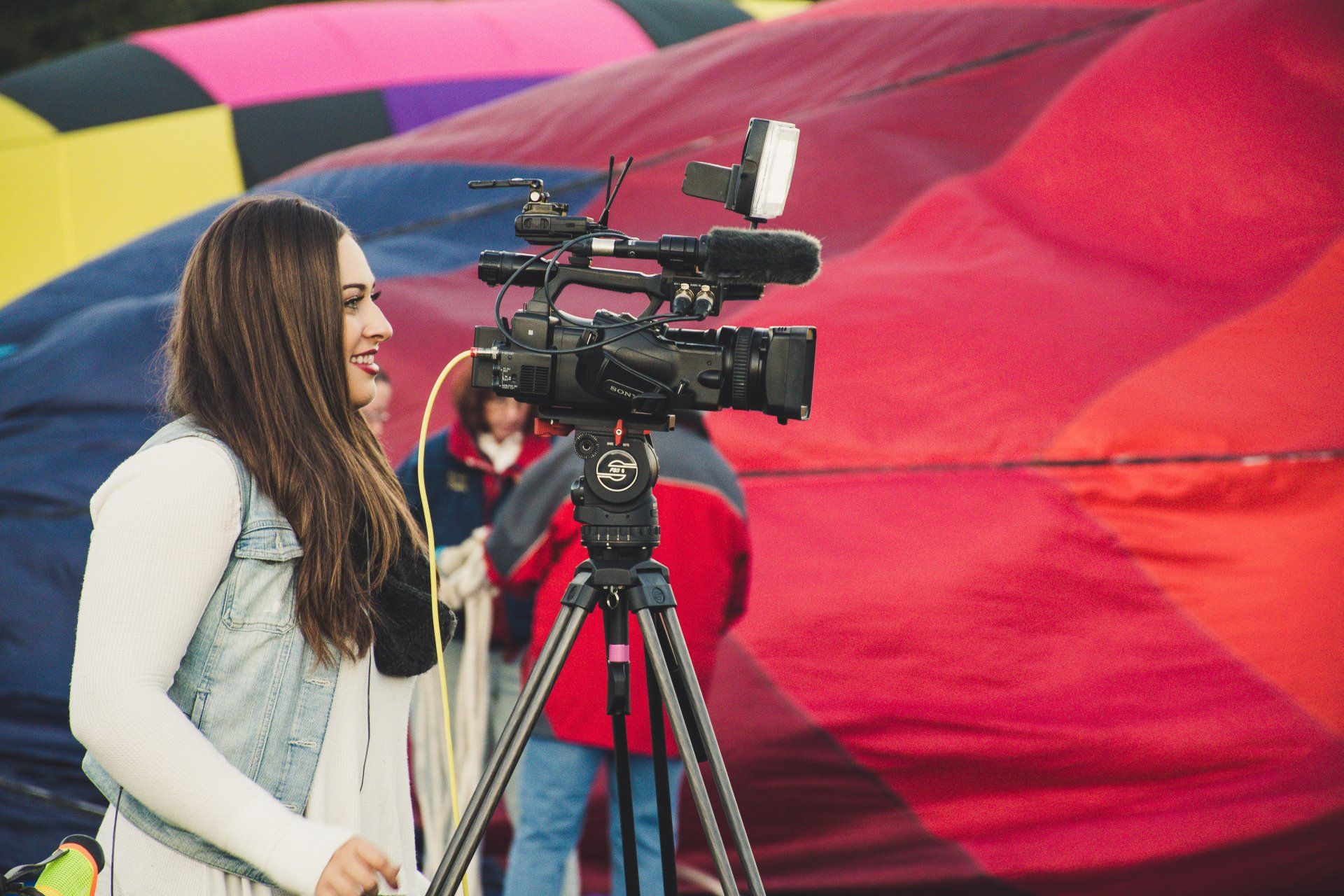 Filming a video to be placed on a website