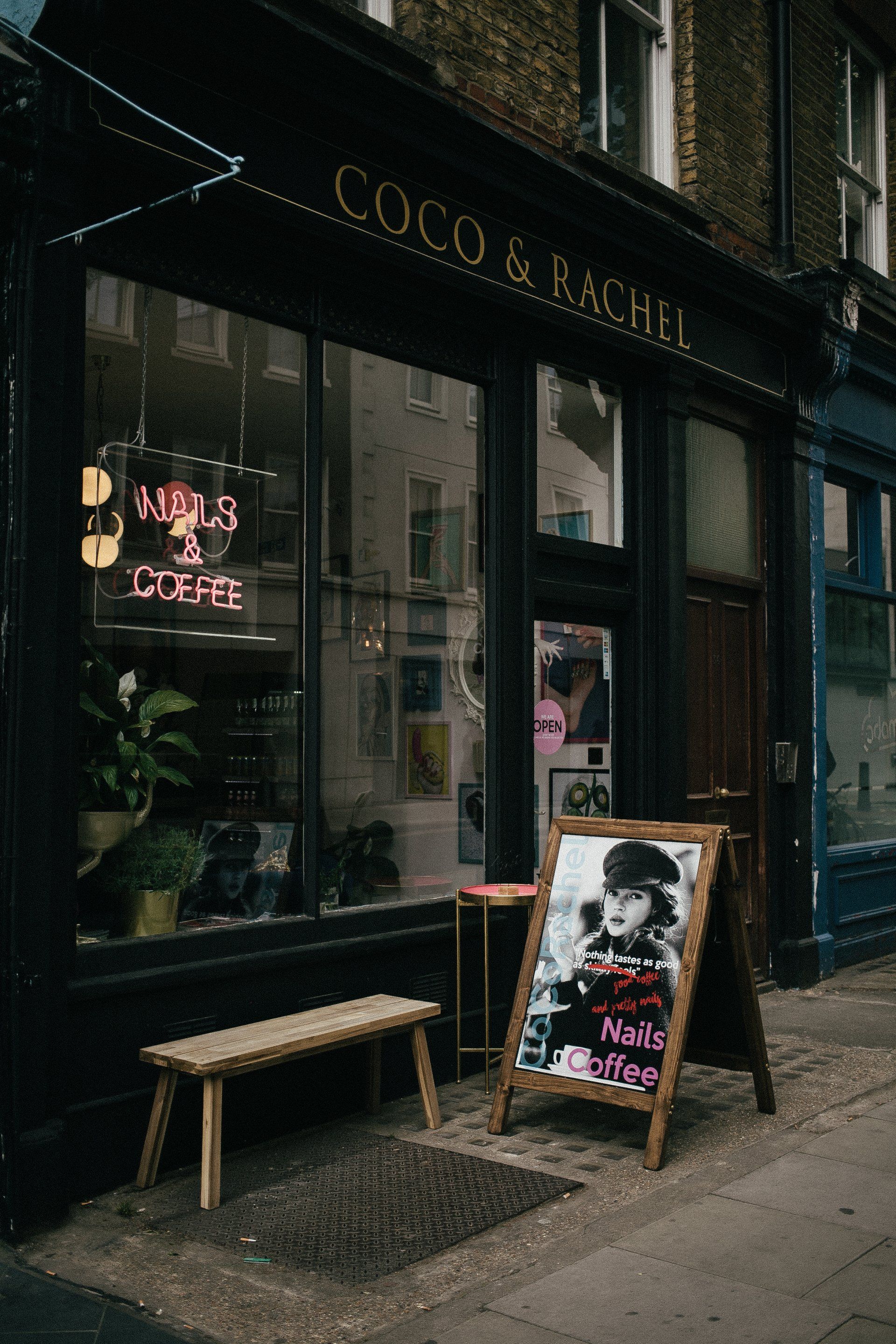 coffee shop window