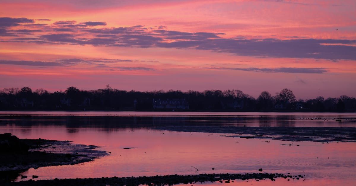 Costal sunset in Connecticut