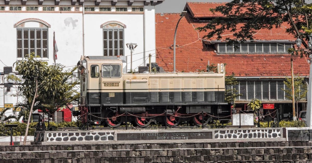 Train on Display in Yogyakarta