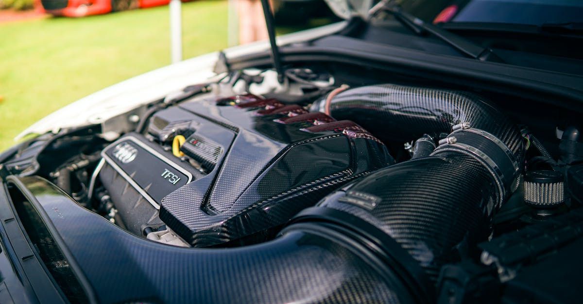 a close up of an audi tfsi engine