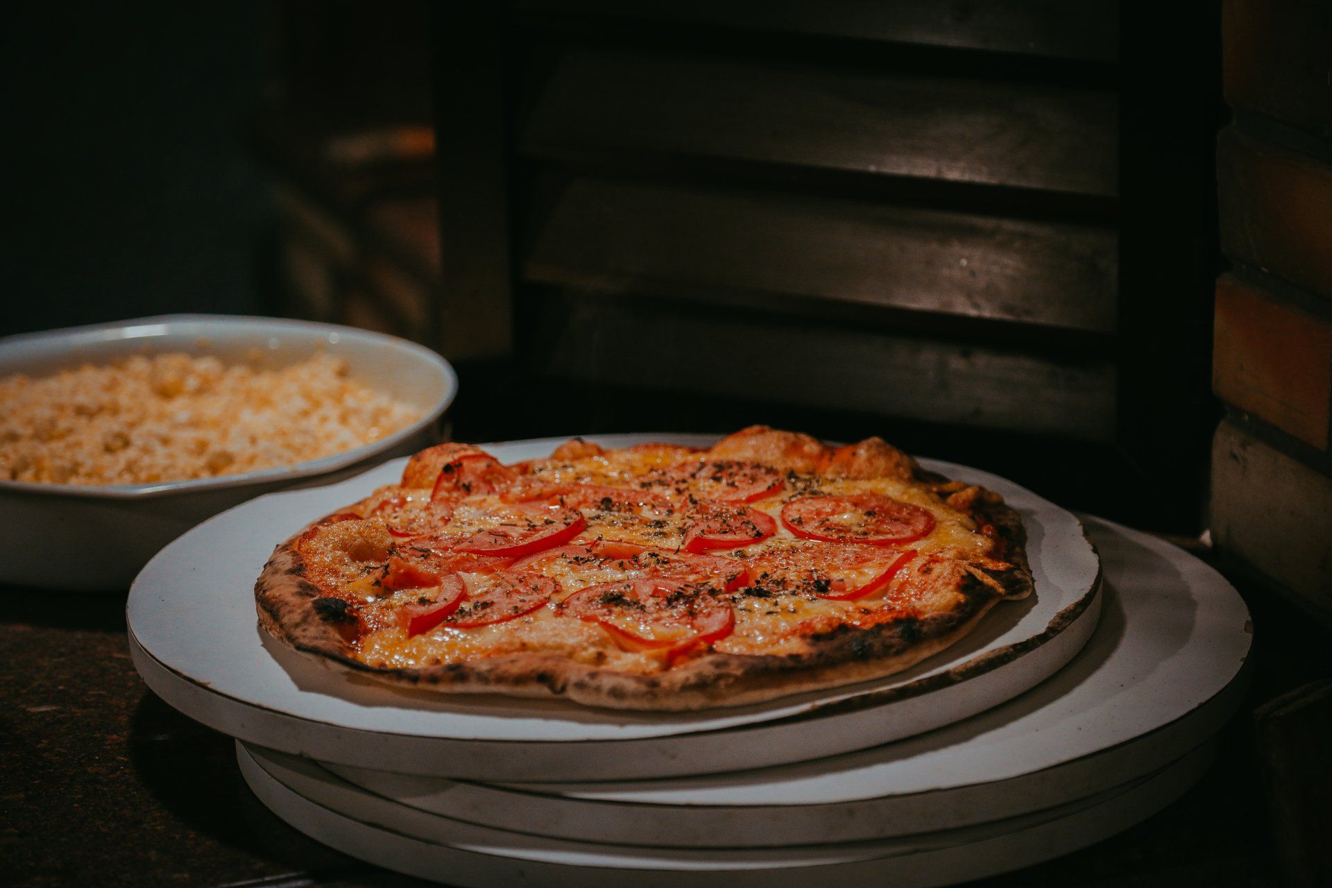 Home-made pizza