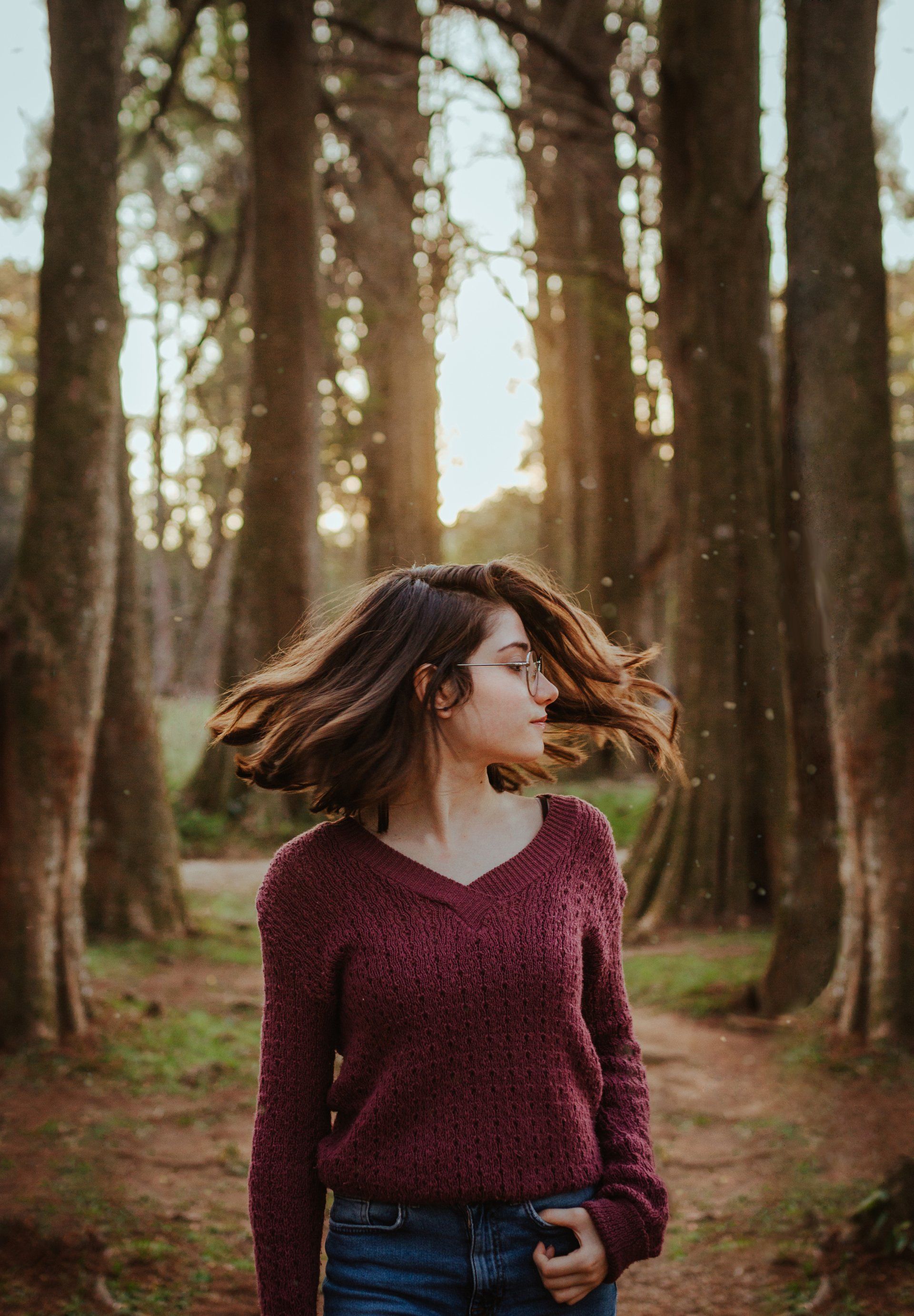 Long Brunette Hair — Hair It Is In Balgownie, NSW