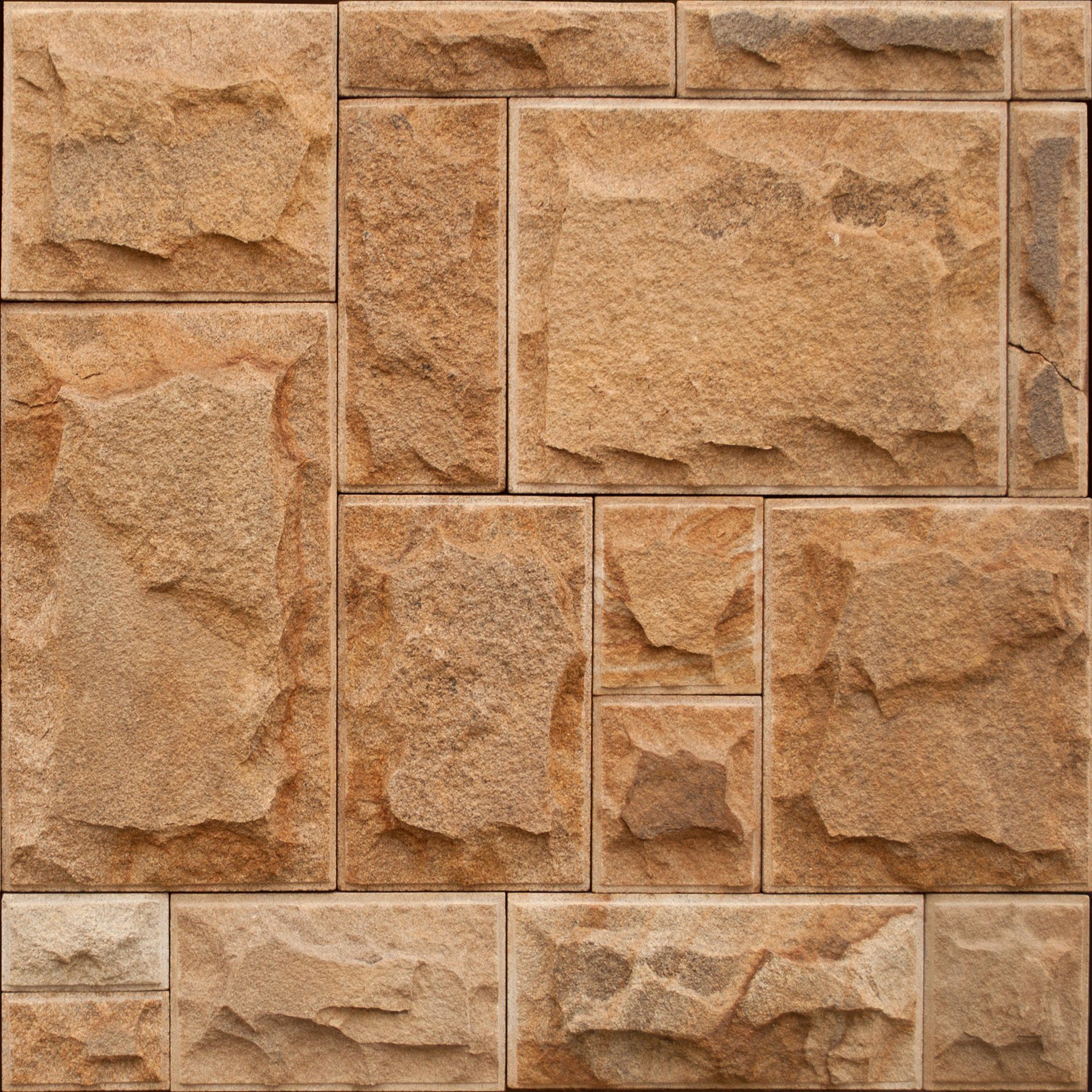 A close up of a brick wall with a seamless pattern