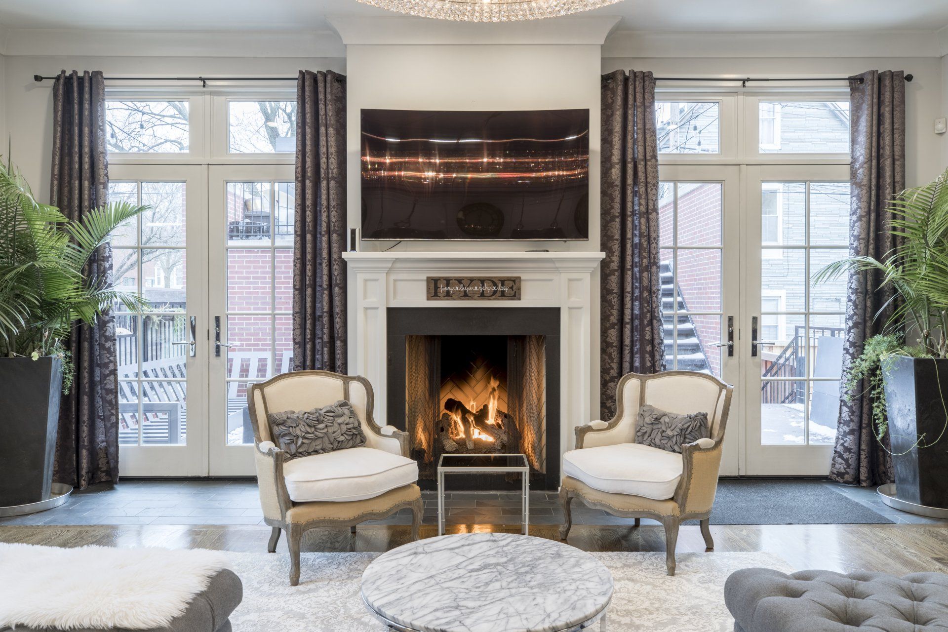 Wood Fireplace