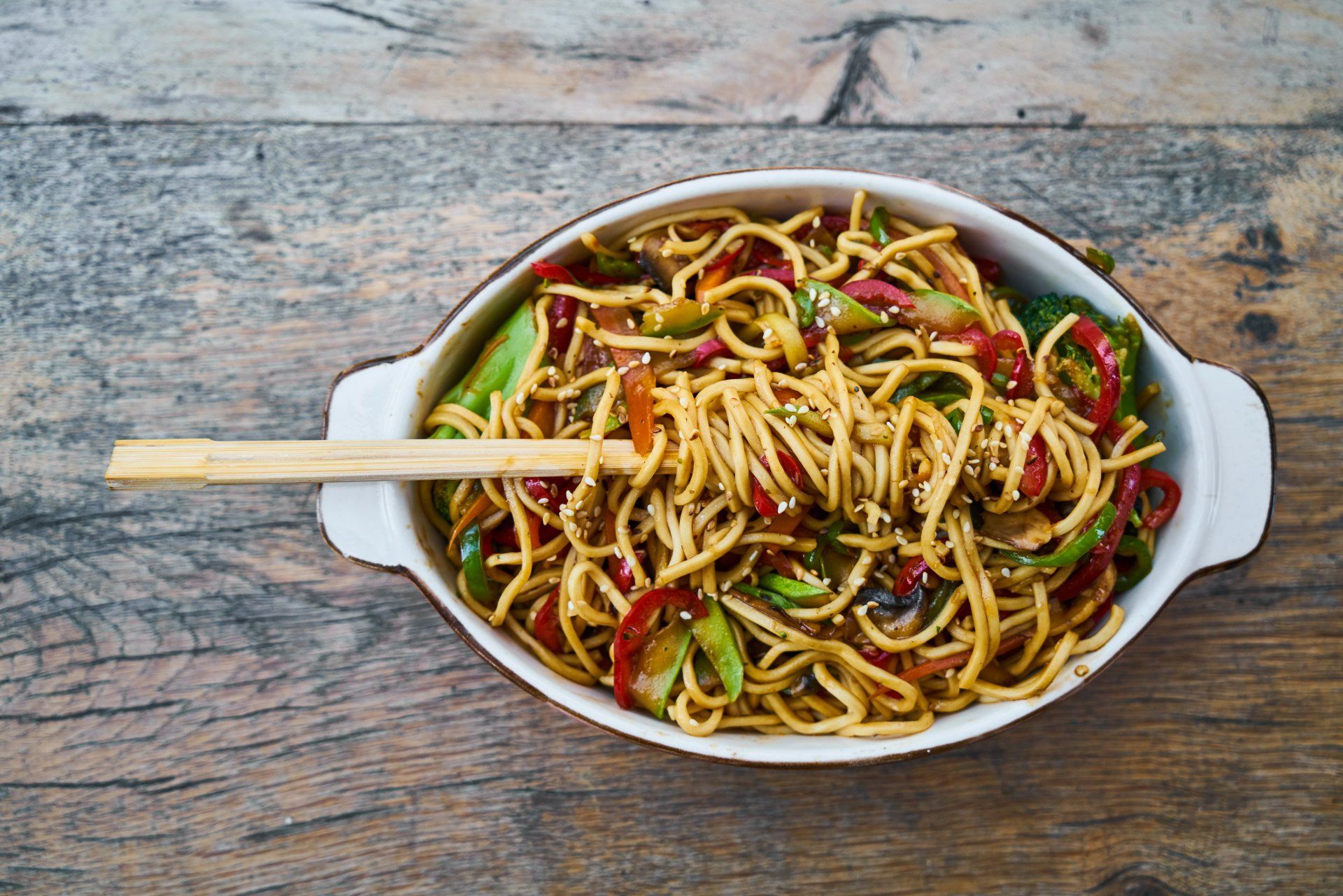 spicy noodle bowl