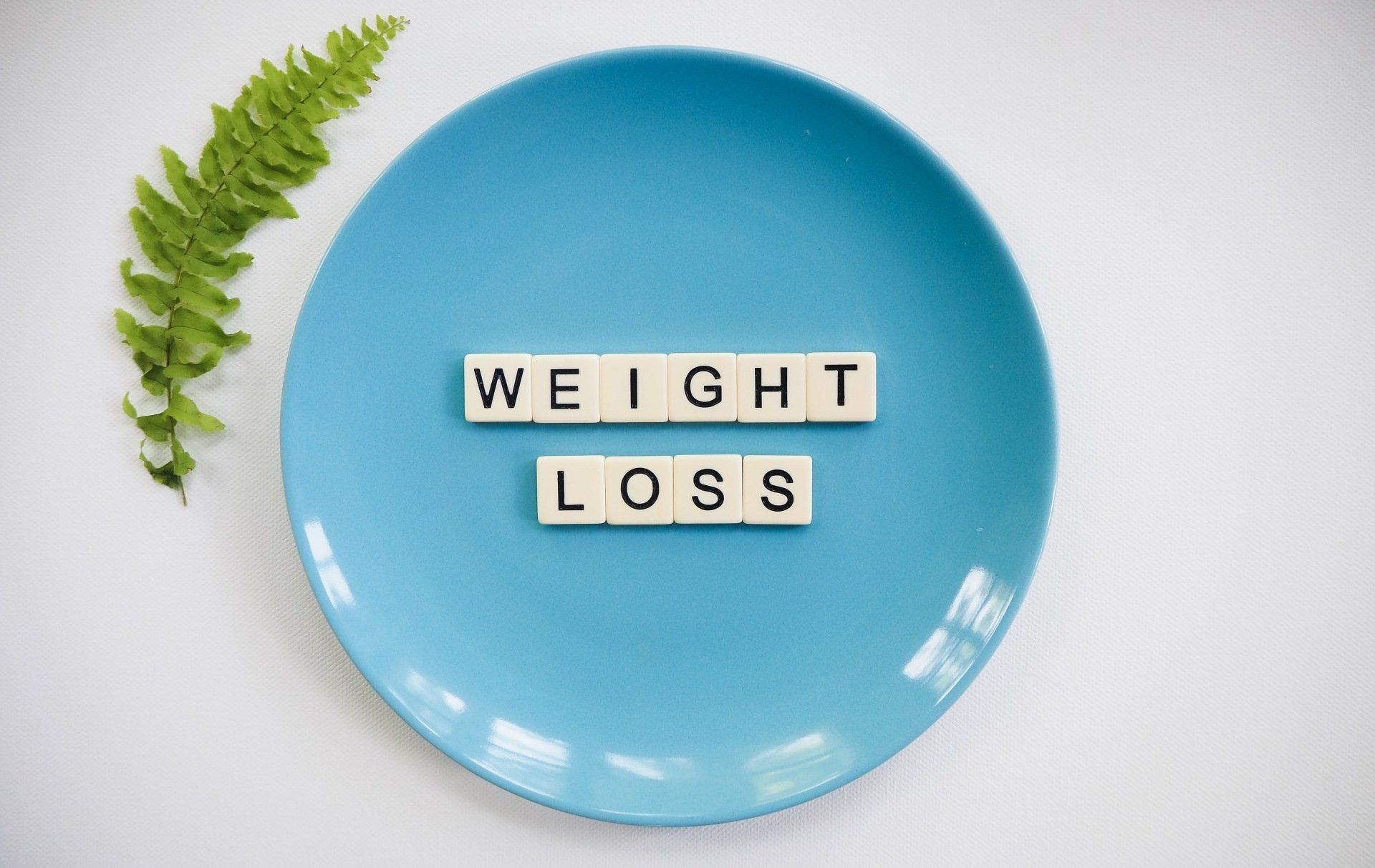 Plate with text on