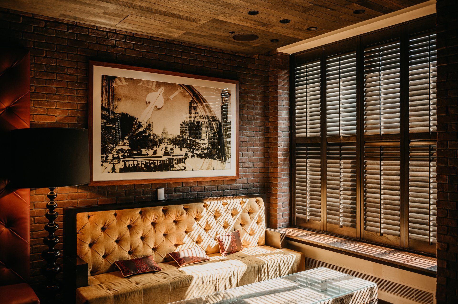 Industrial style living space in Granville Ohio