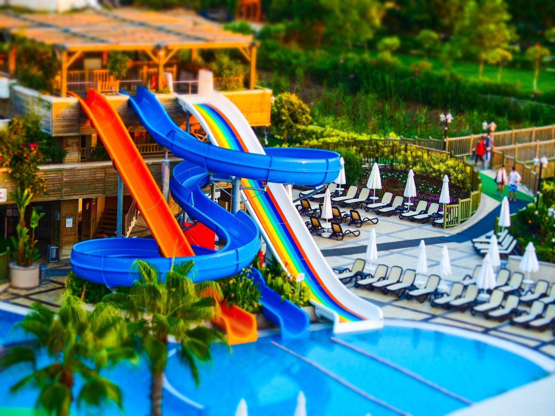 Slippery coating for water slides