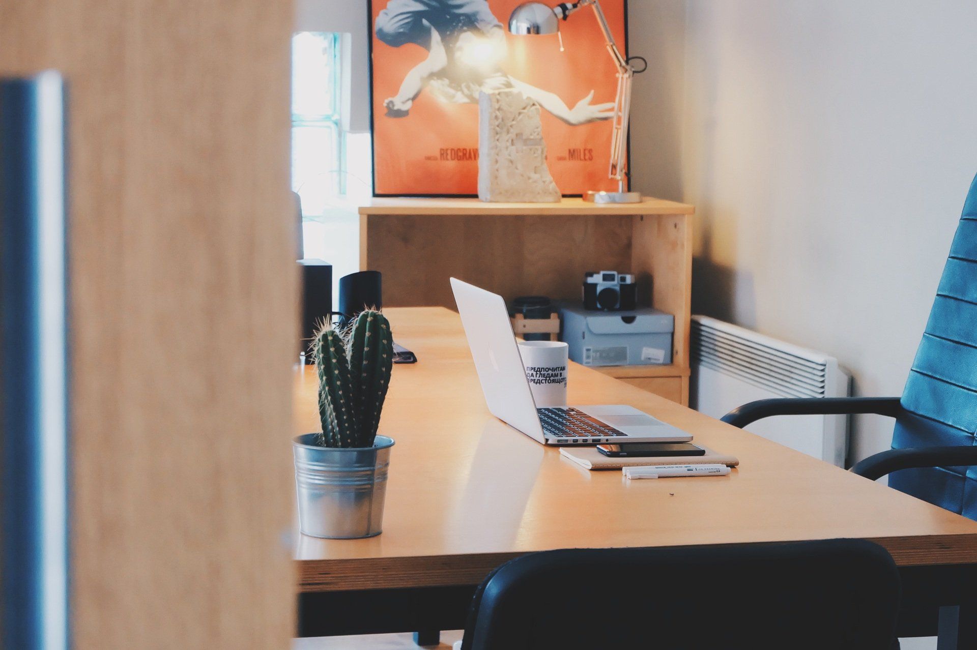 Empty desk