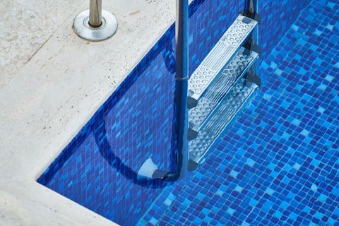 Stairs of pool