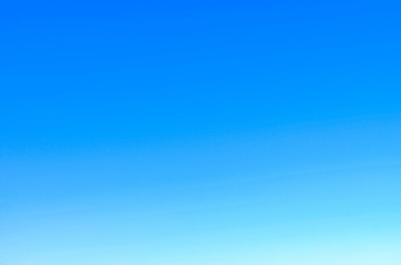 Clear blue sky with a light gradient near the horizon