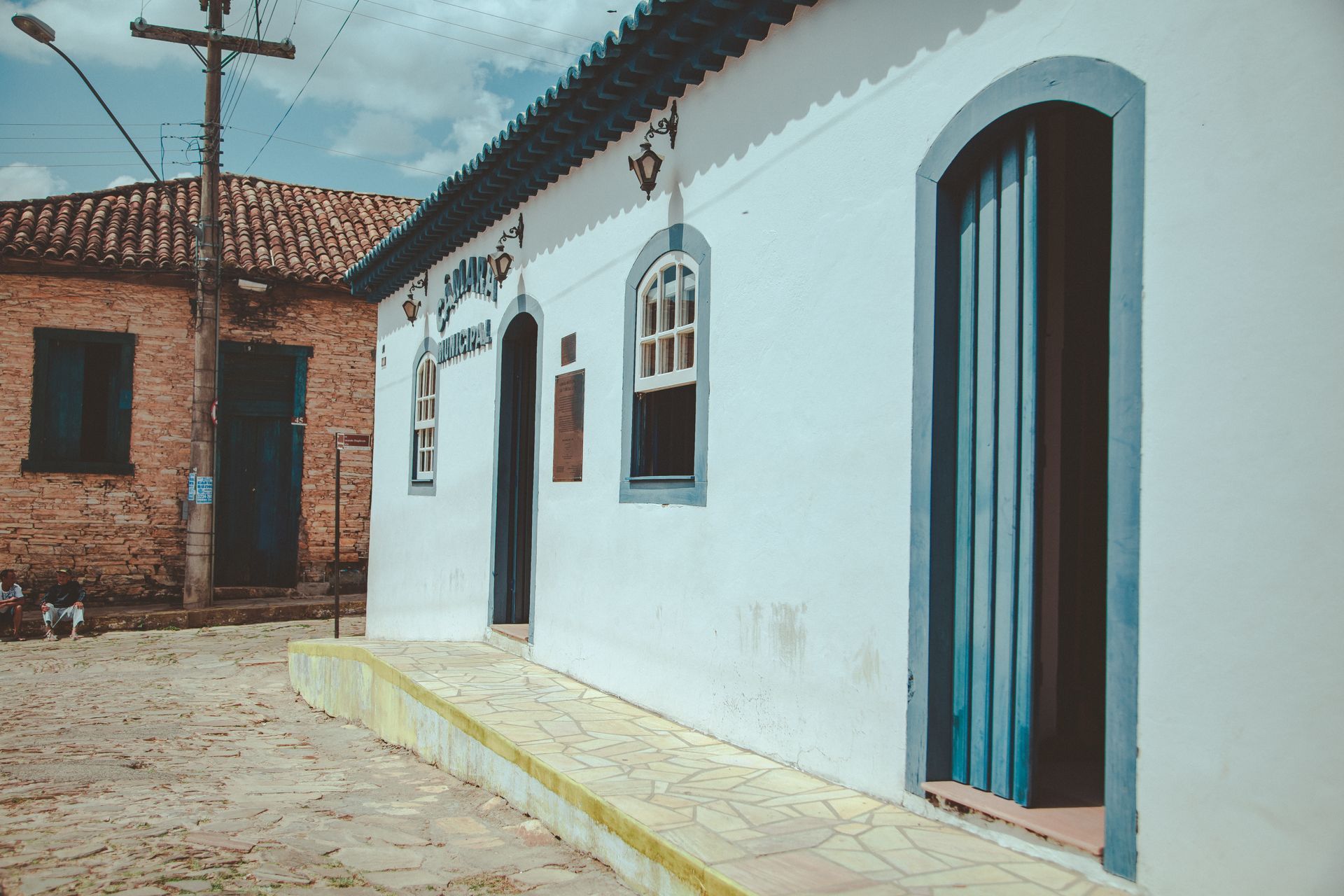 a house exterior made of stucco