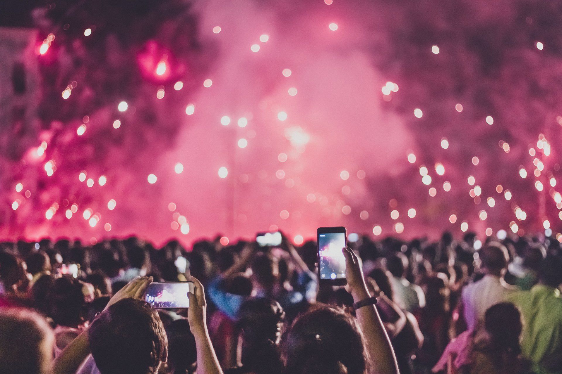 crowd at a concert