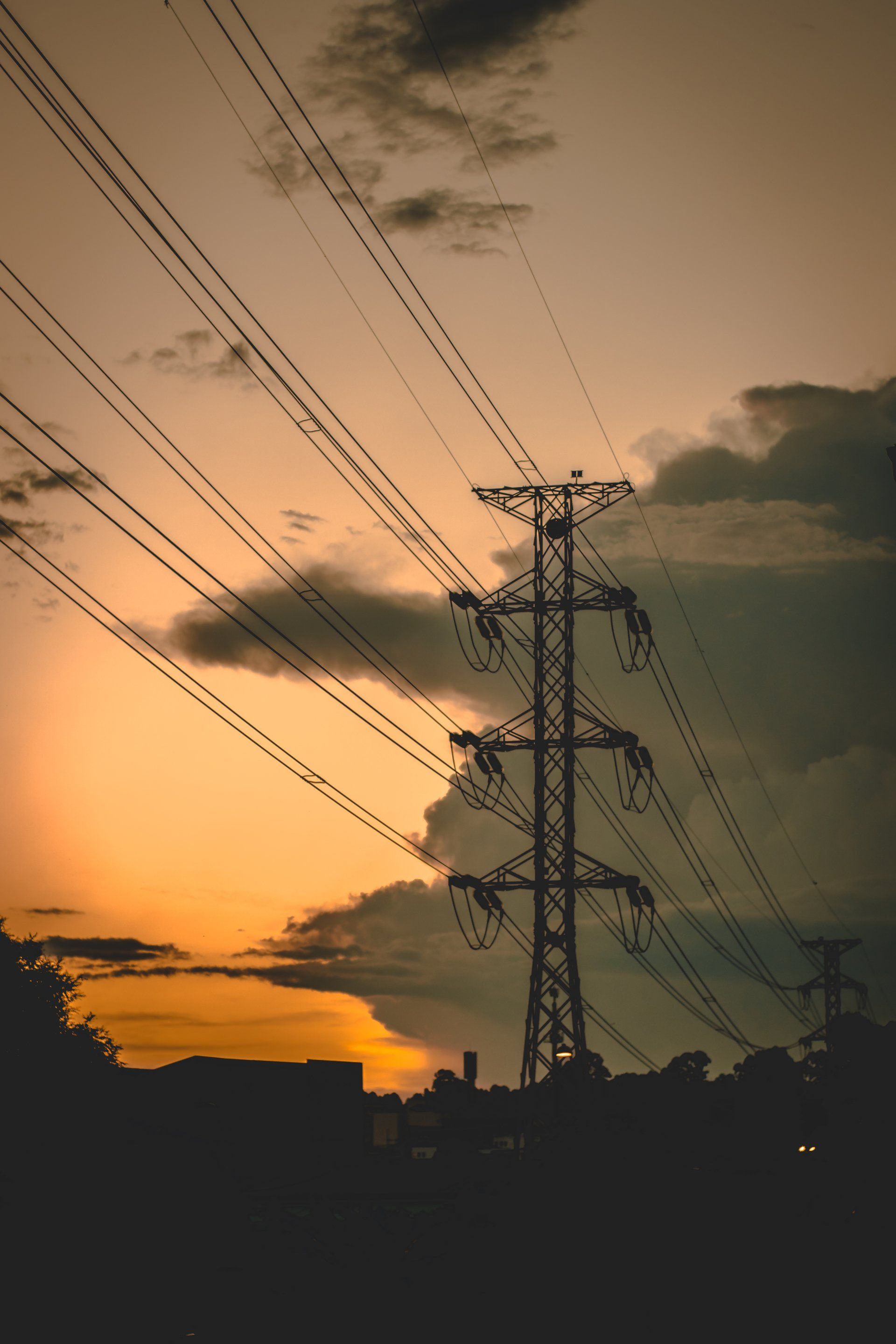 a transmission tower
