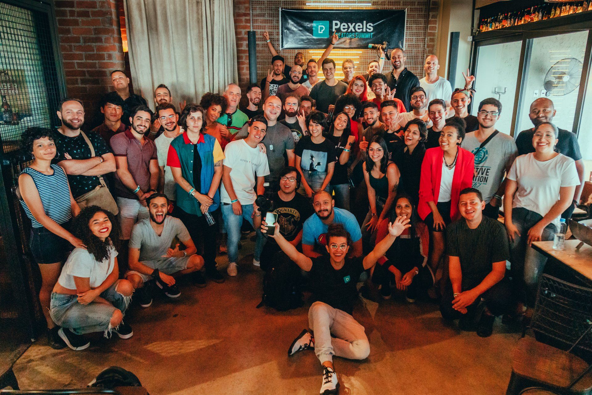 Happy work team