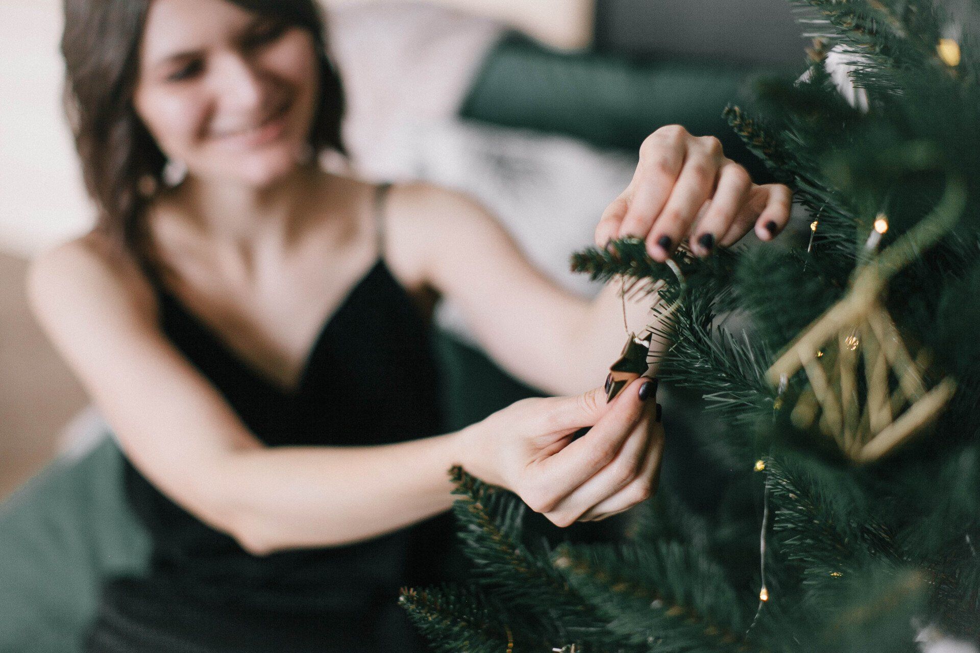 Preparare l'abero di Natale
