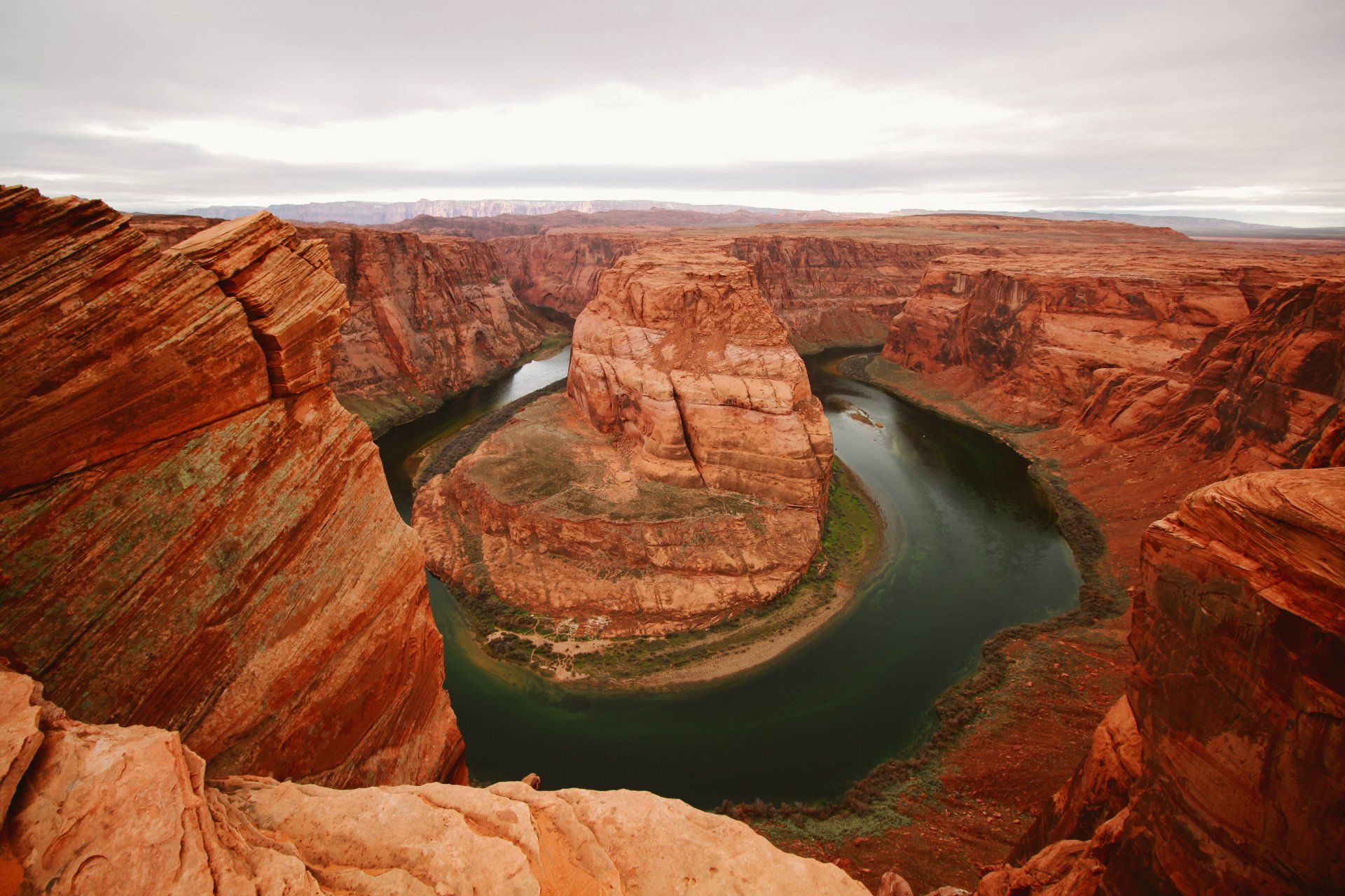 Horseshoe Bend aerial view