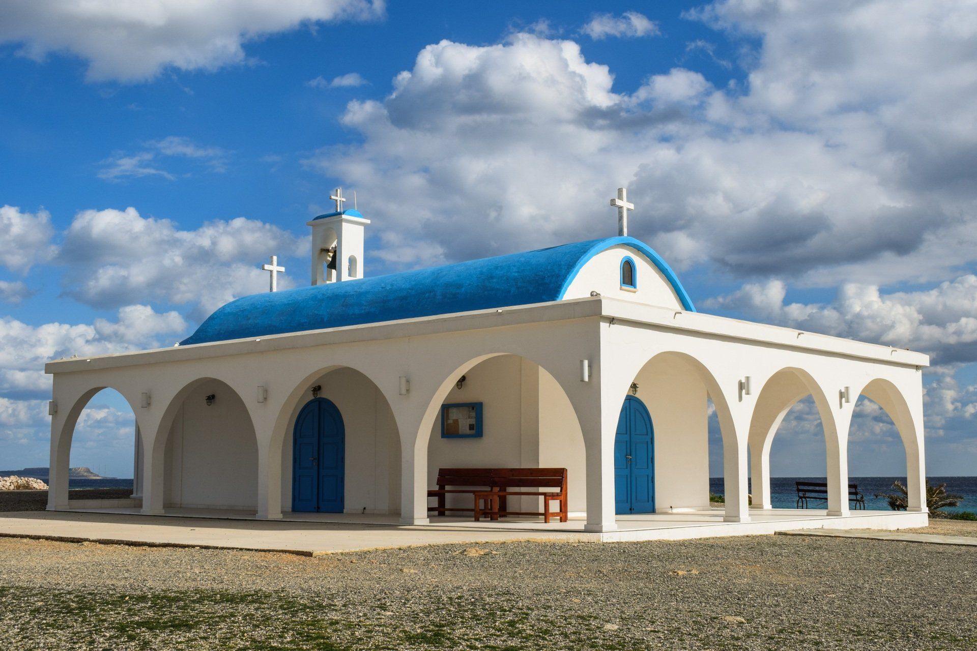 Ayia Thekla Chapel, a Greek Orthodox church in Cyprus.