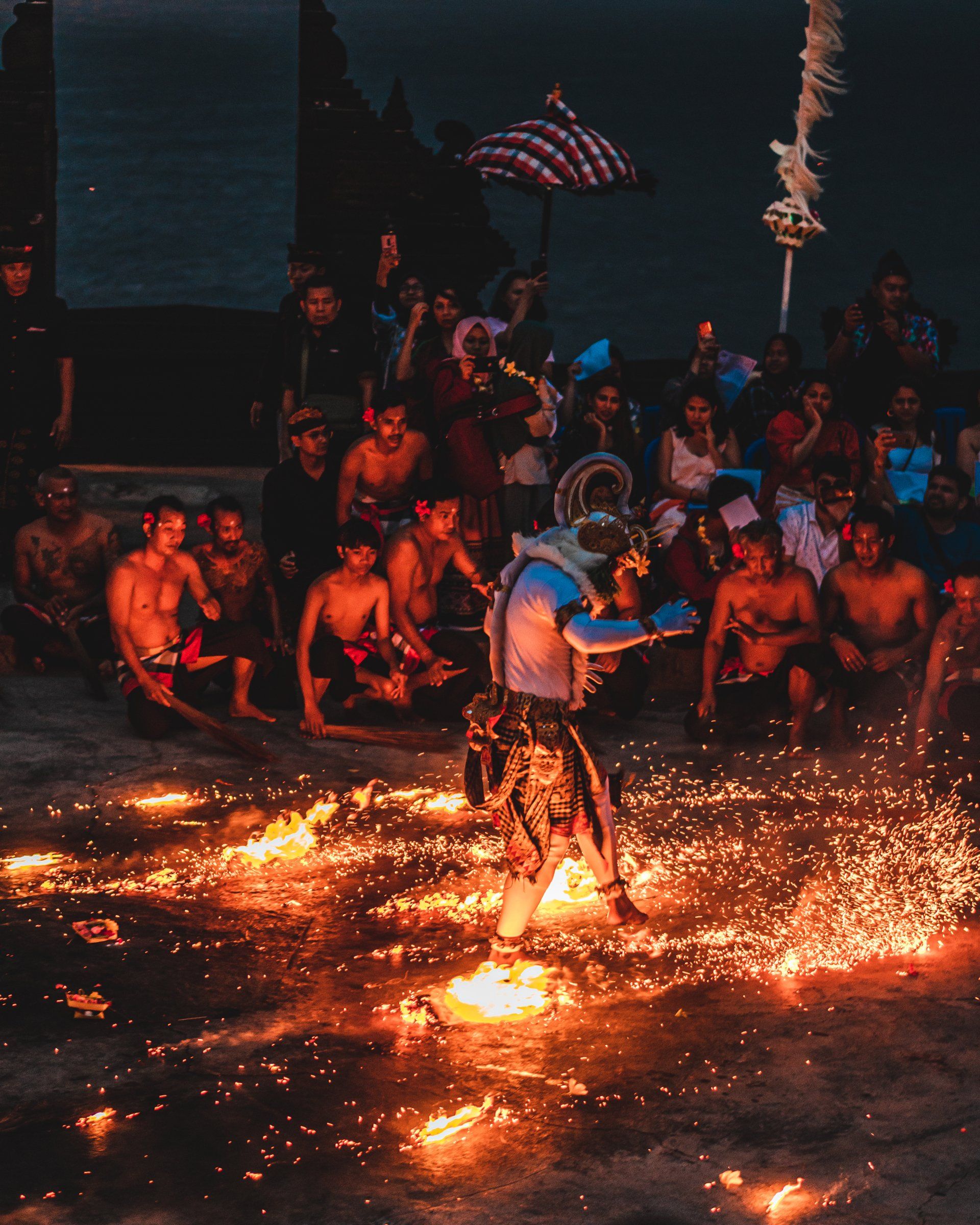 fire ceremony several native people