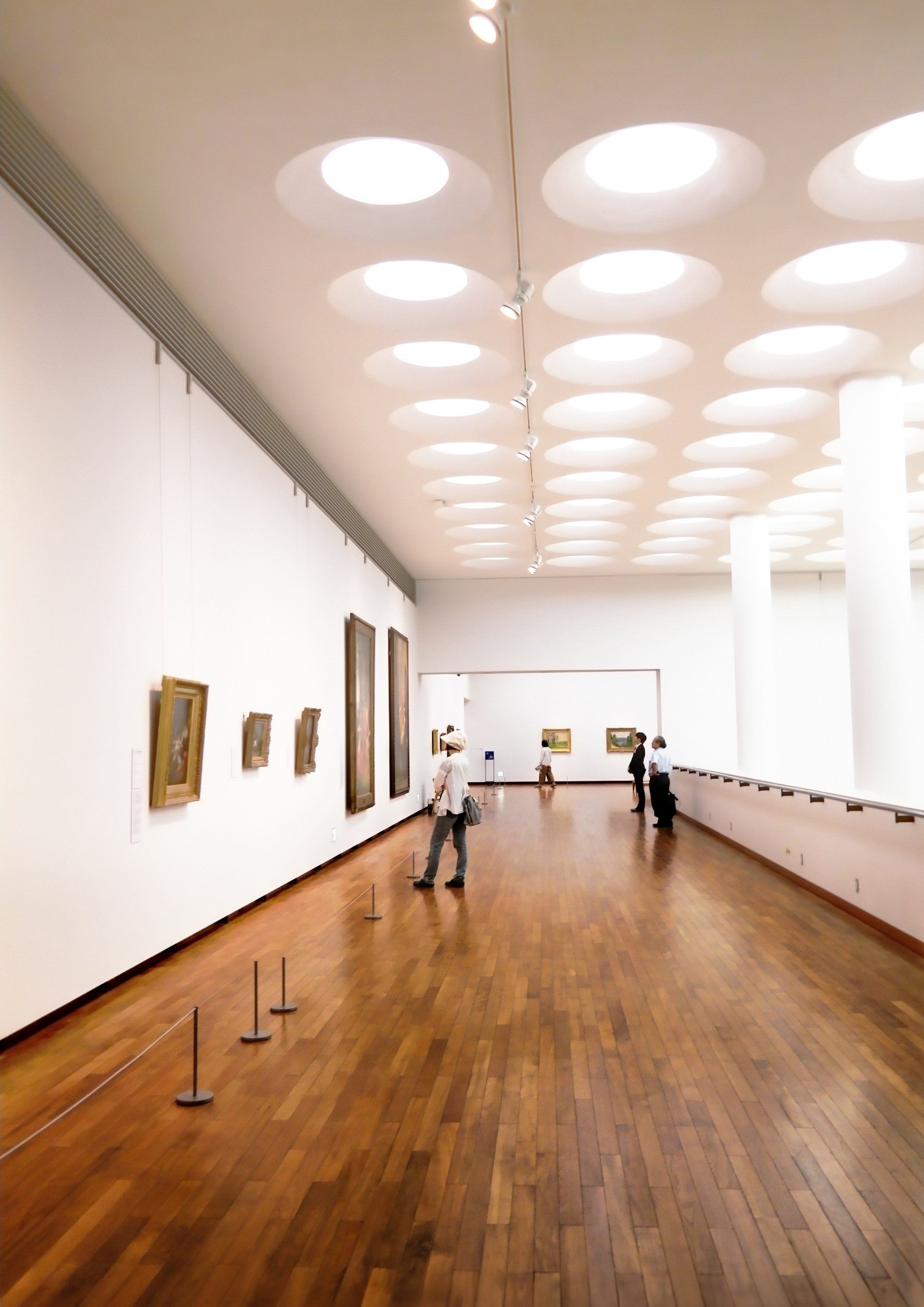image of a hall in an art gallery