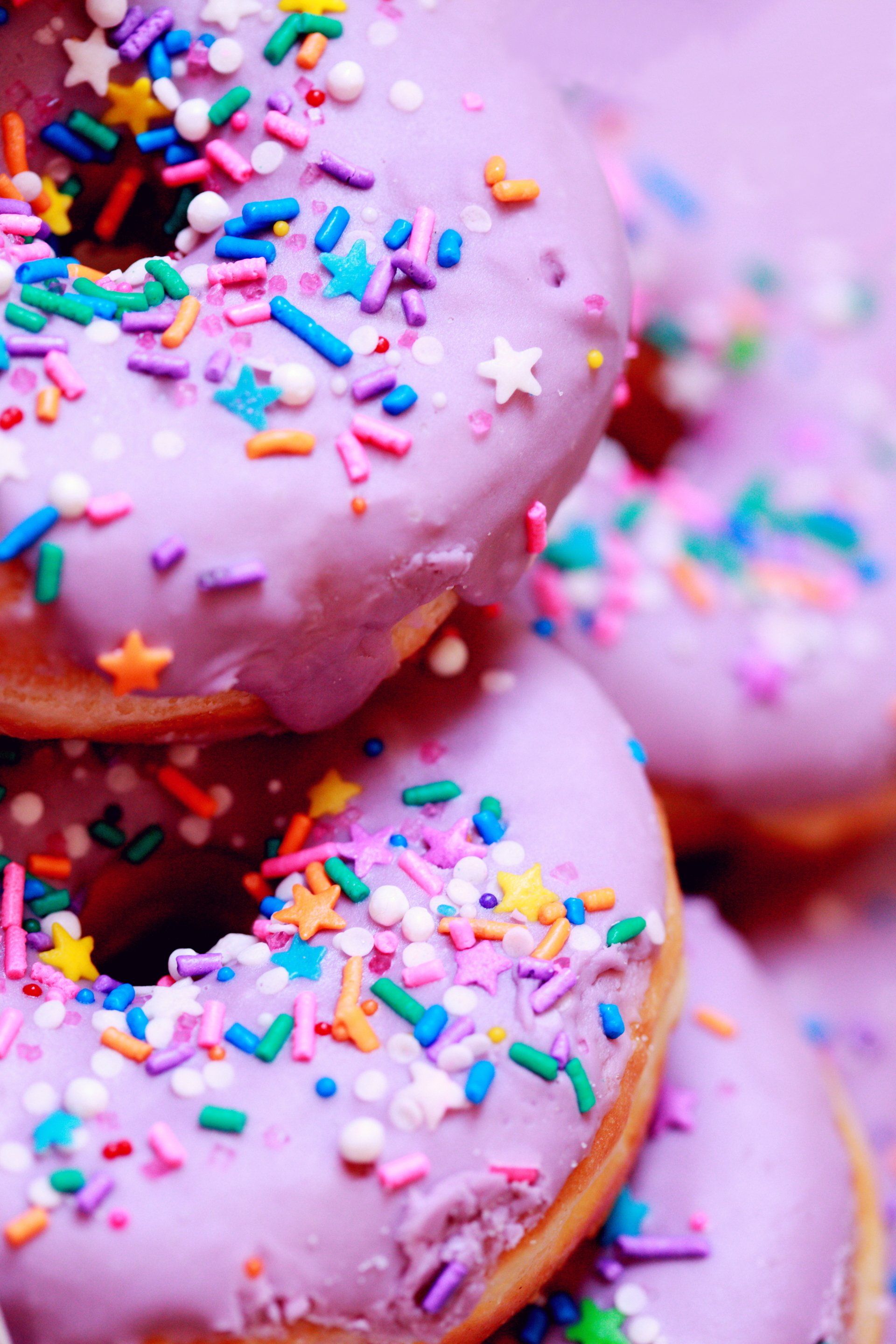 Zoomed in Picture of Donuts With Sprinkles — The Denture Care Group Sunshine Coast in Caloundra, QLD