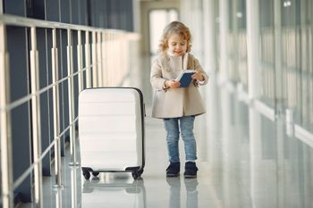 Pony on wheels - child selecting dates on calendar