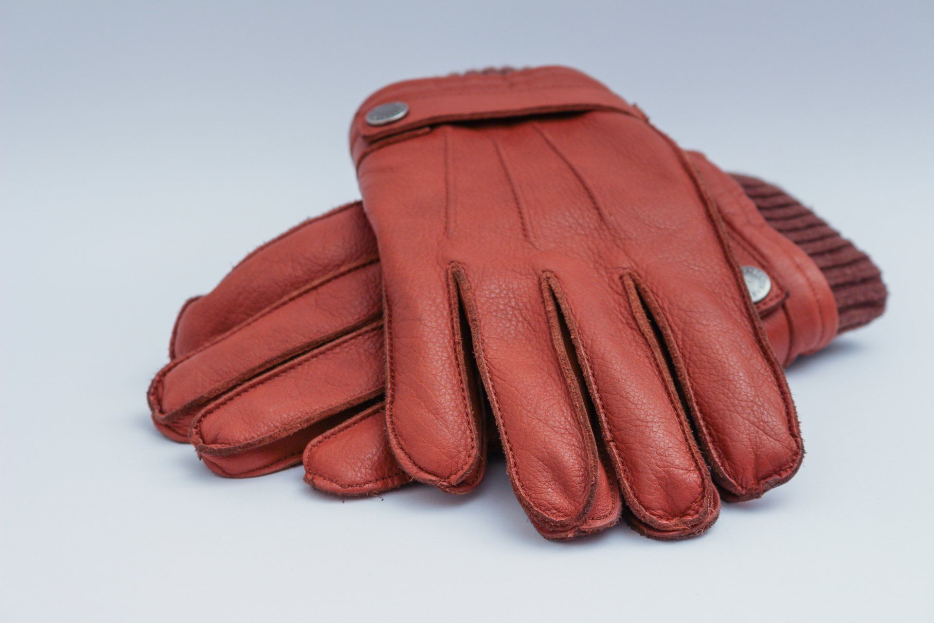 pair of red gloves