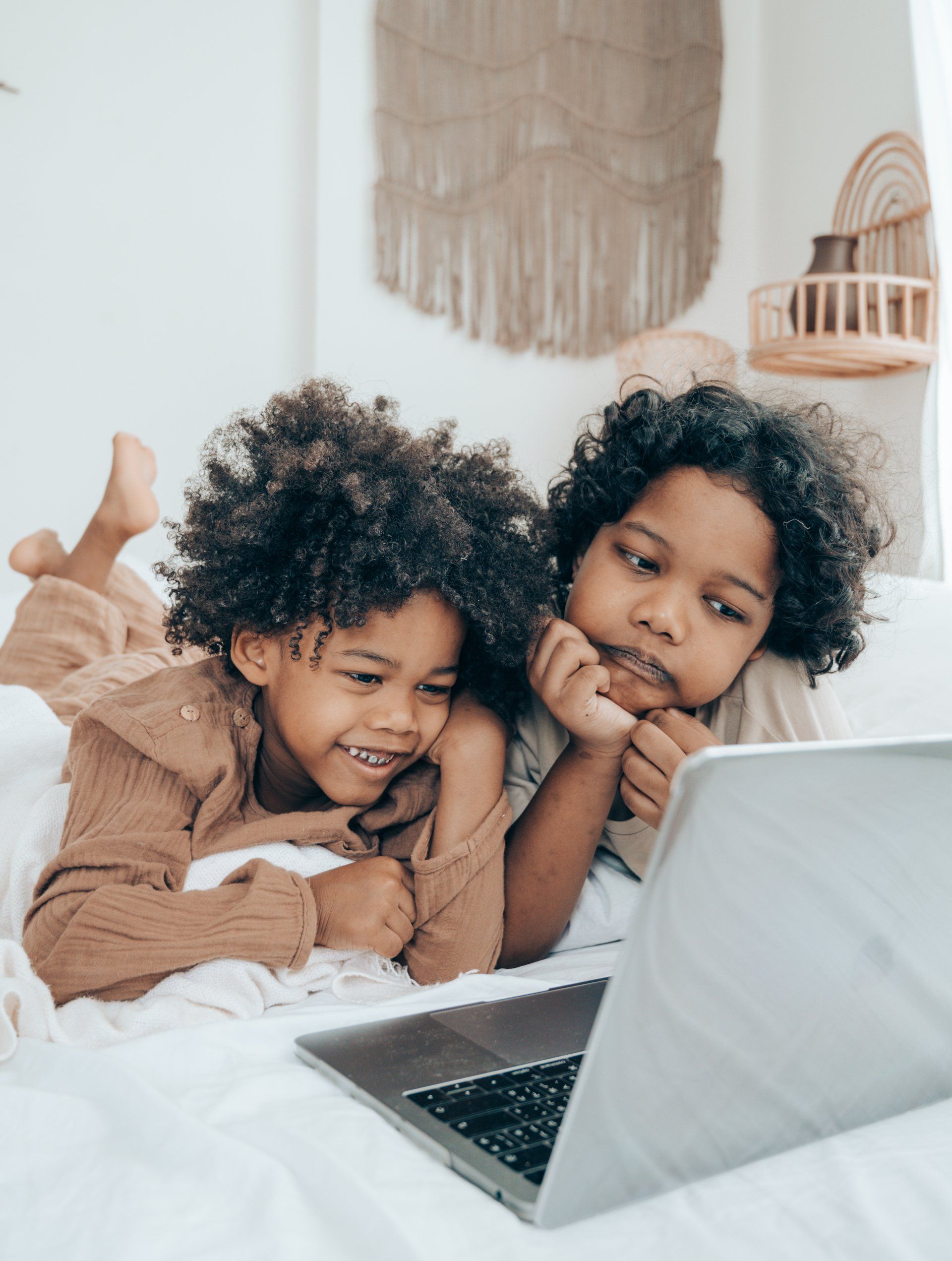 Children on the computer