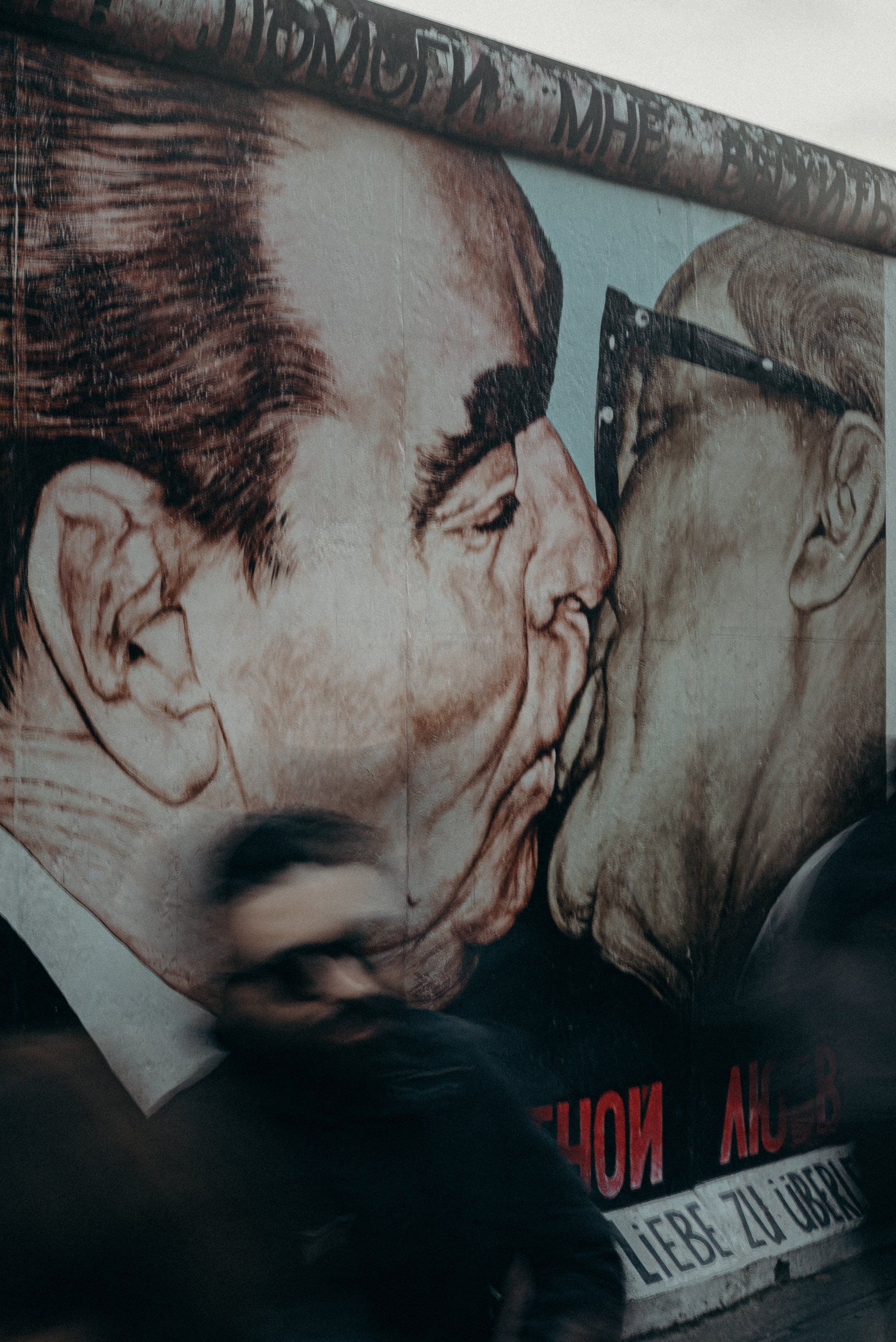 East-Side-Gallery in Friedrichshain in Berlin