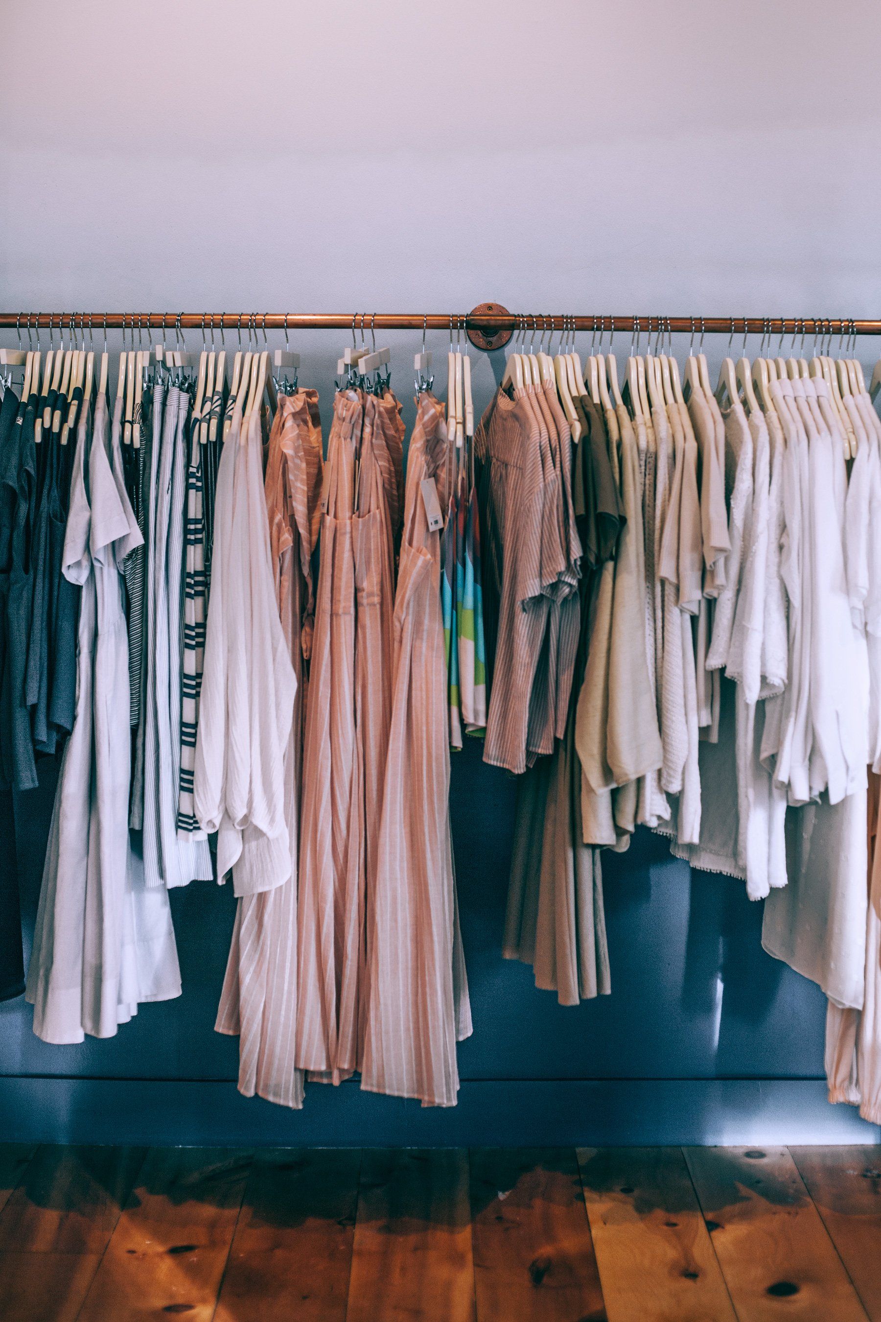 rack of clothing