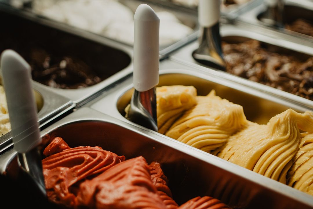 preparazione del gelato