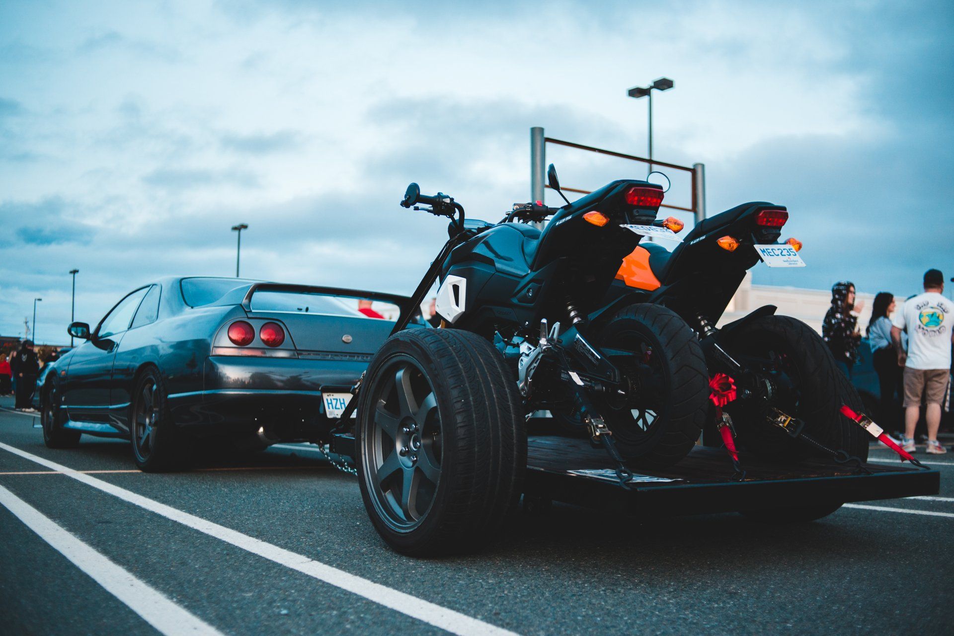 Motorbike for Towing — Trade & General Towing in Sandgate, NSW