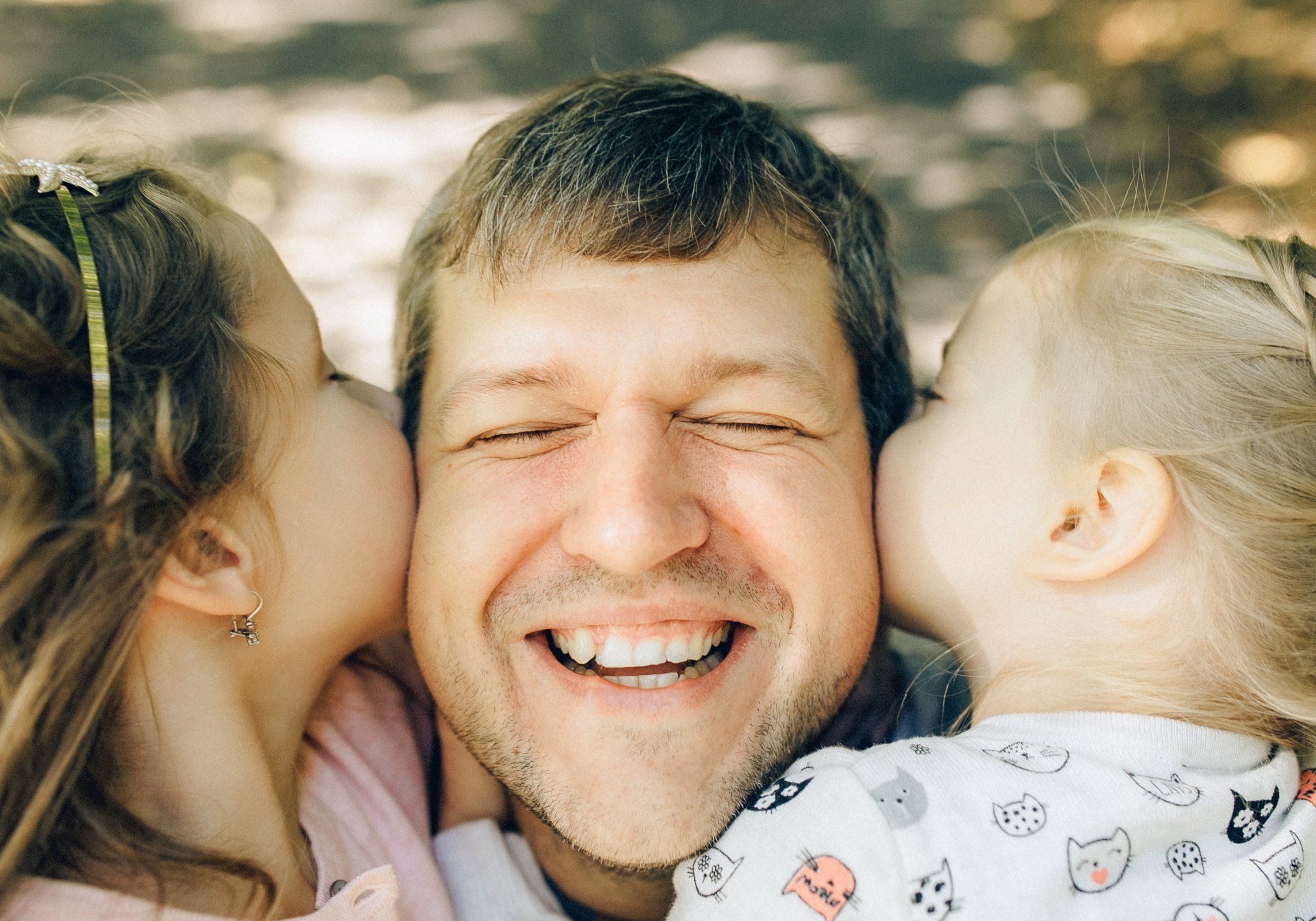 Father Gaining Child Custody Happy