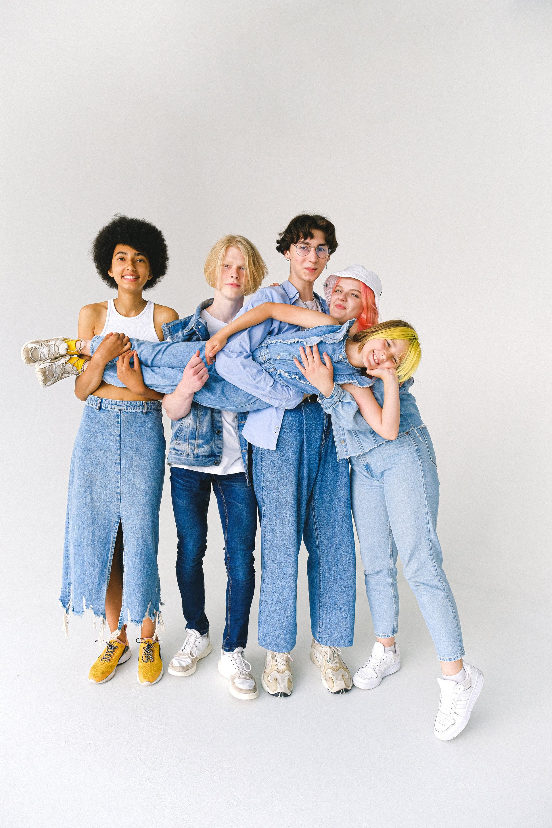 Group of teenagers