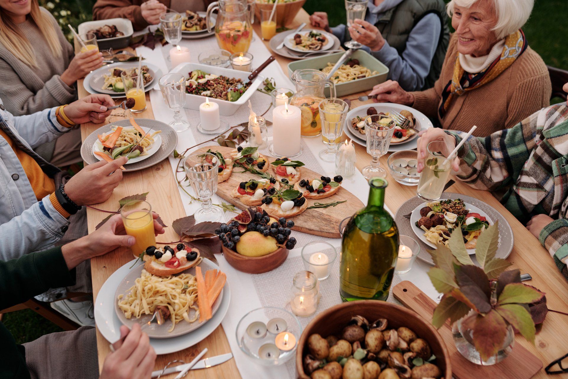 Single alla cena di famiglia