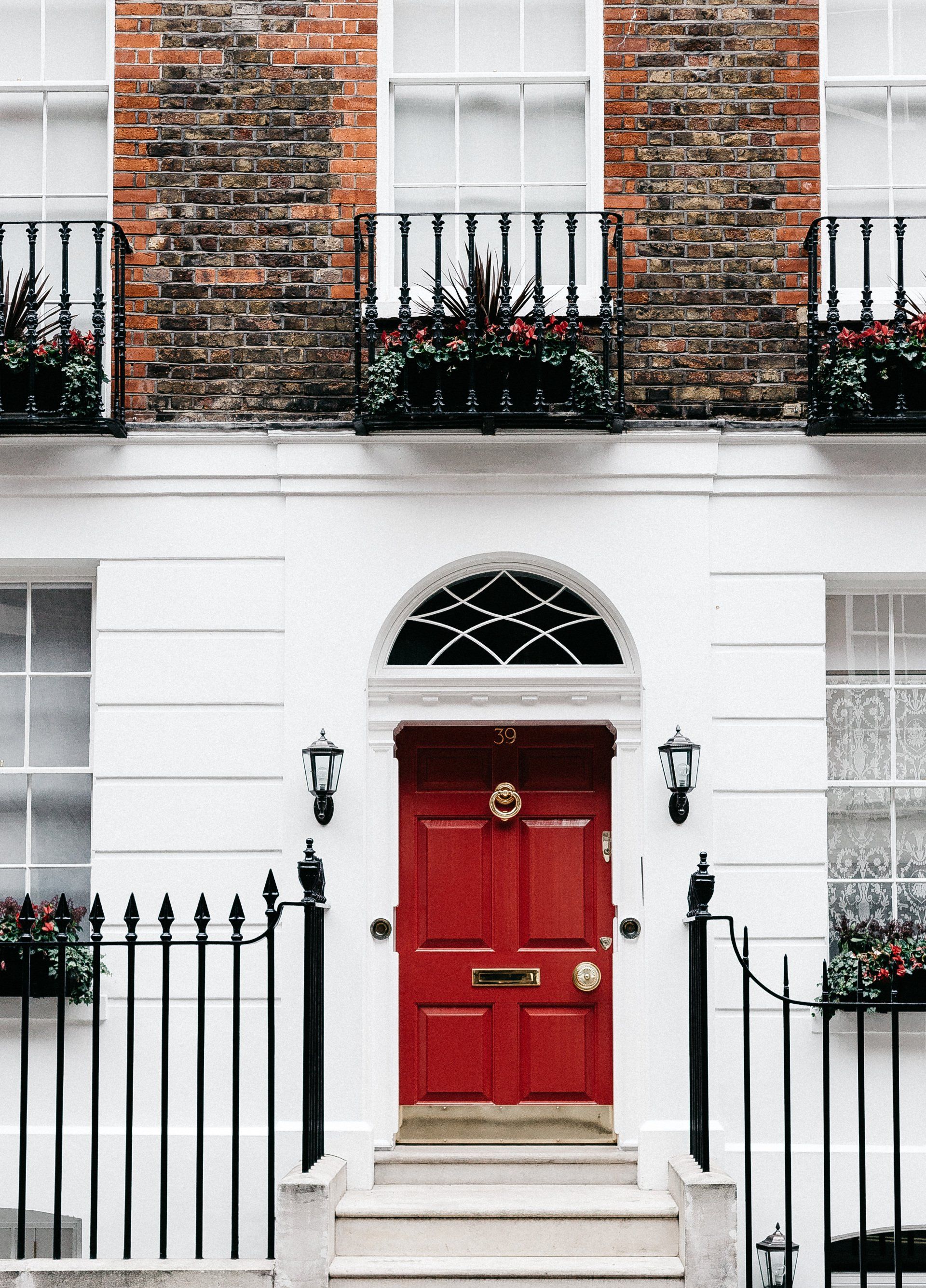 Photo of a beautiful traditional front door