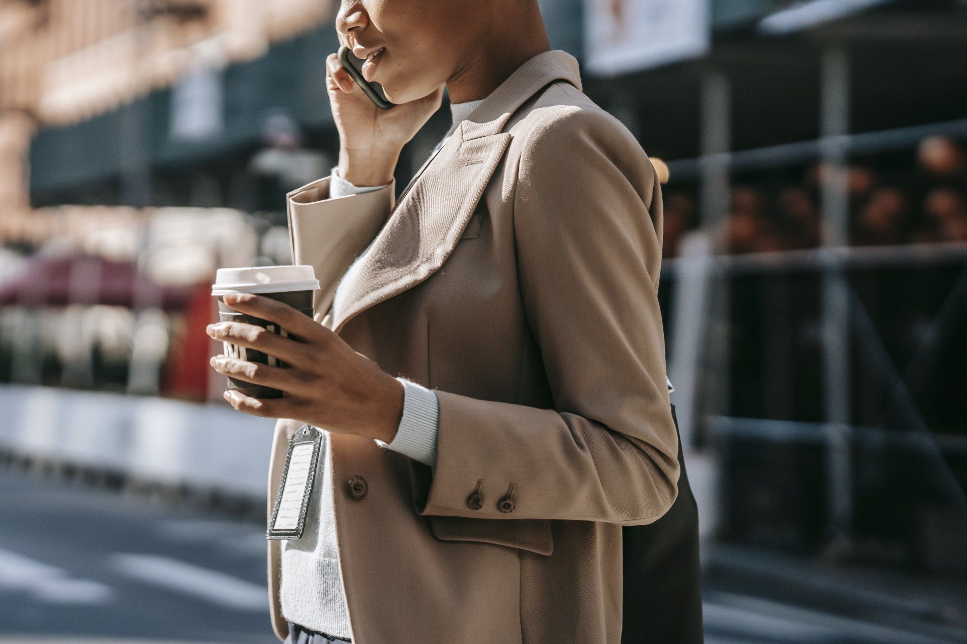 Landlord communicating with their tenant over the phone