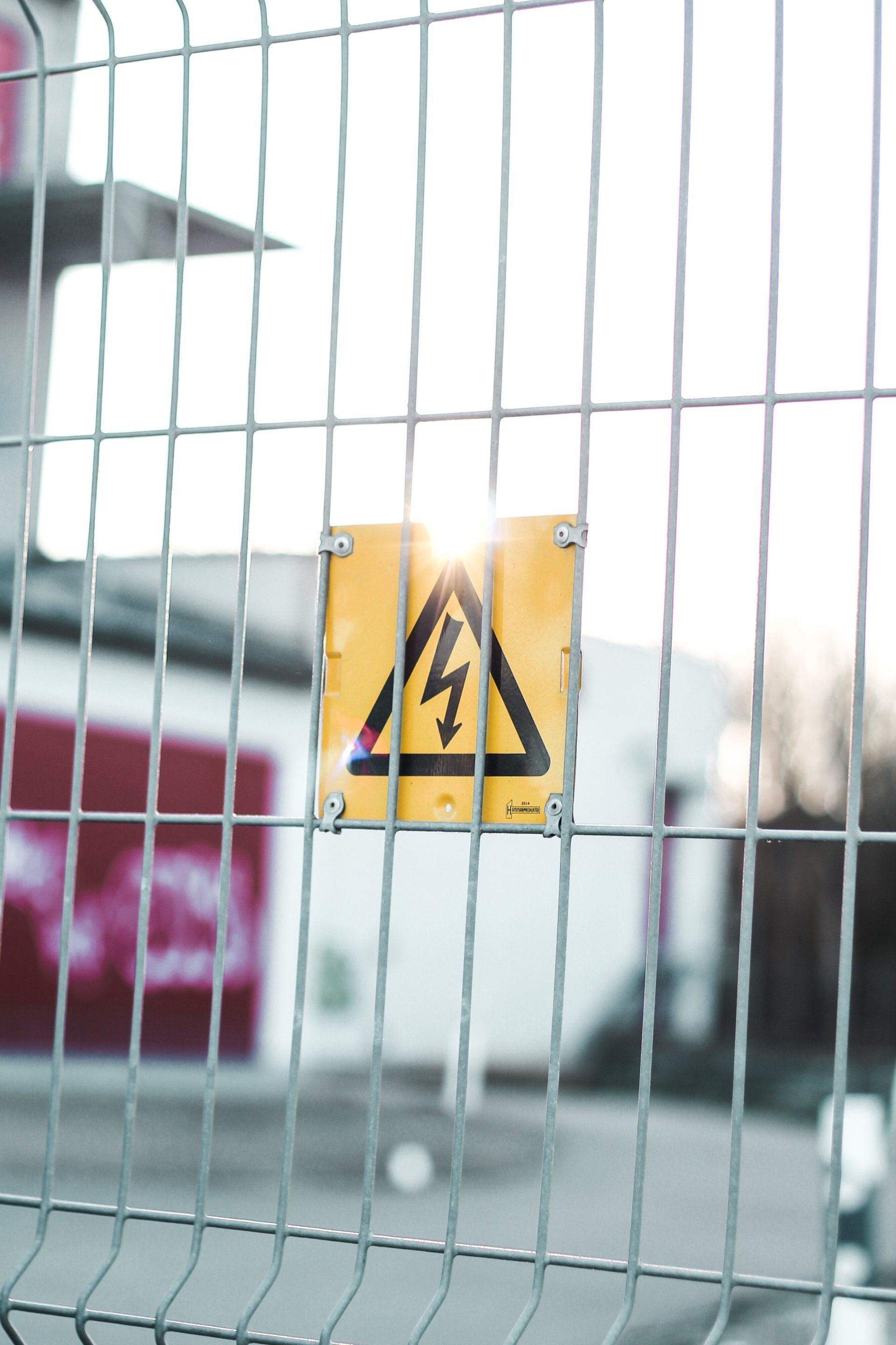 Electrical danger sign
