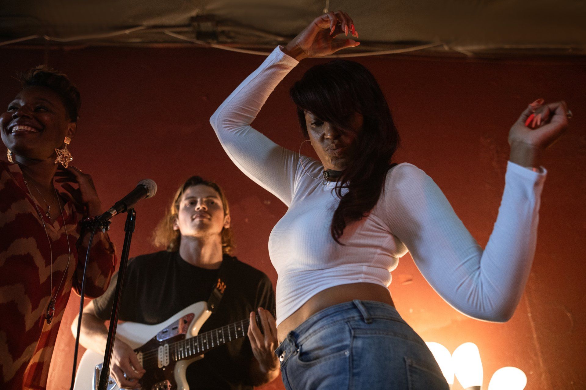 Women dancing on the beat
